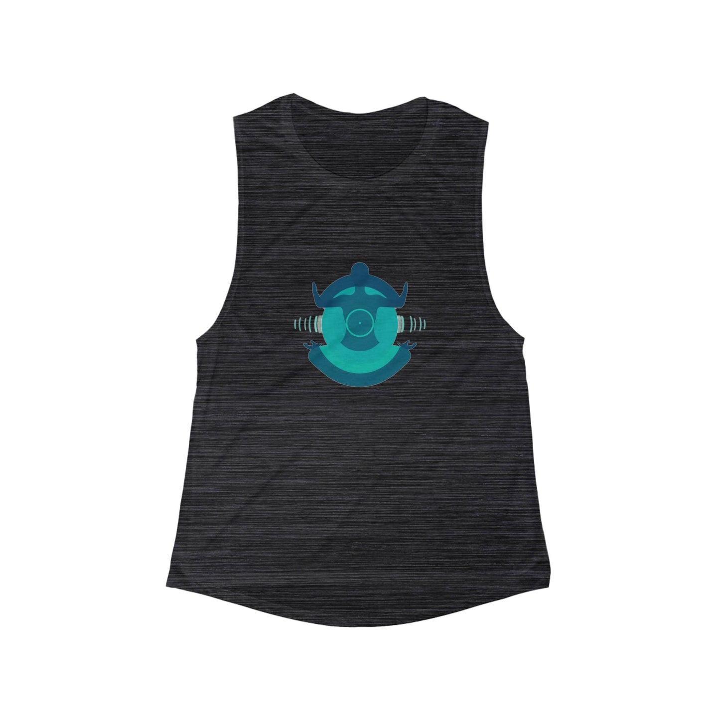 Zen Frequency Women's Flowy Scoop Muscle Tank | Vinyl