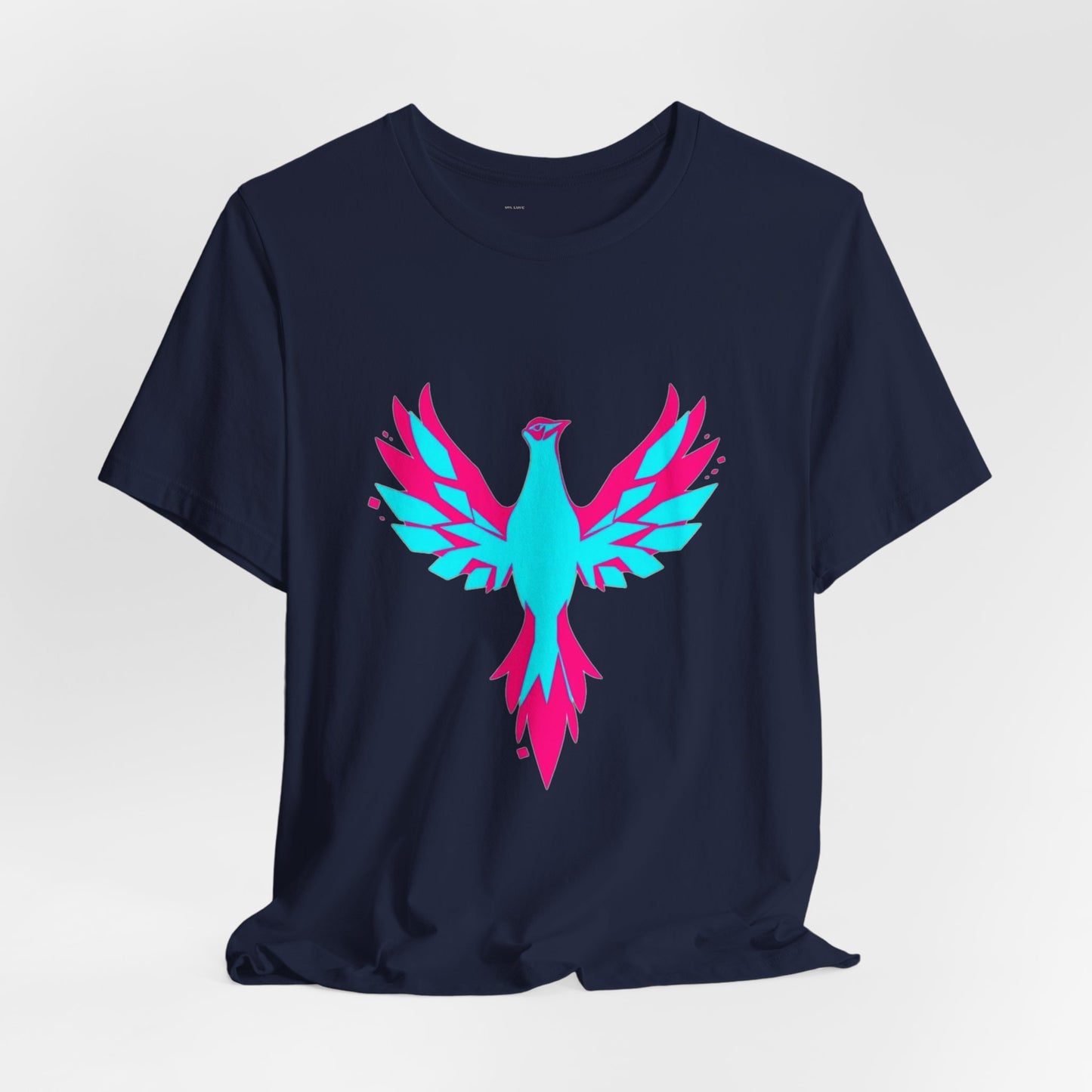 Glitch Phoenix Tee - Gaming Graphic T-Shirt Unisex