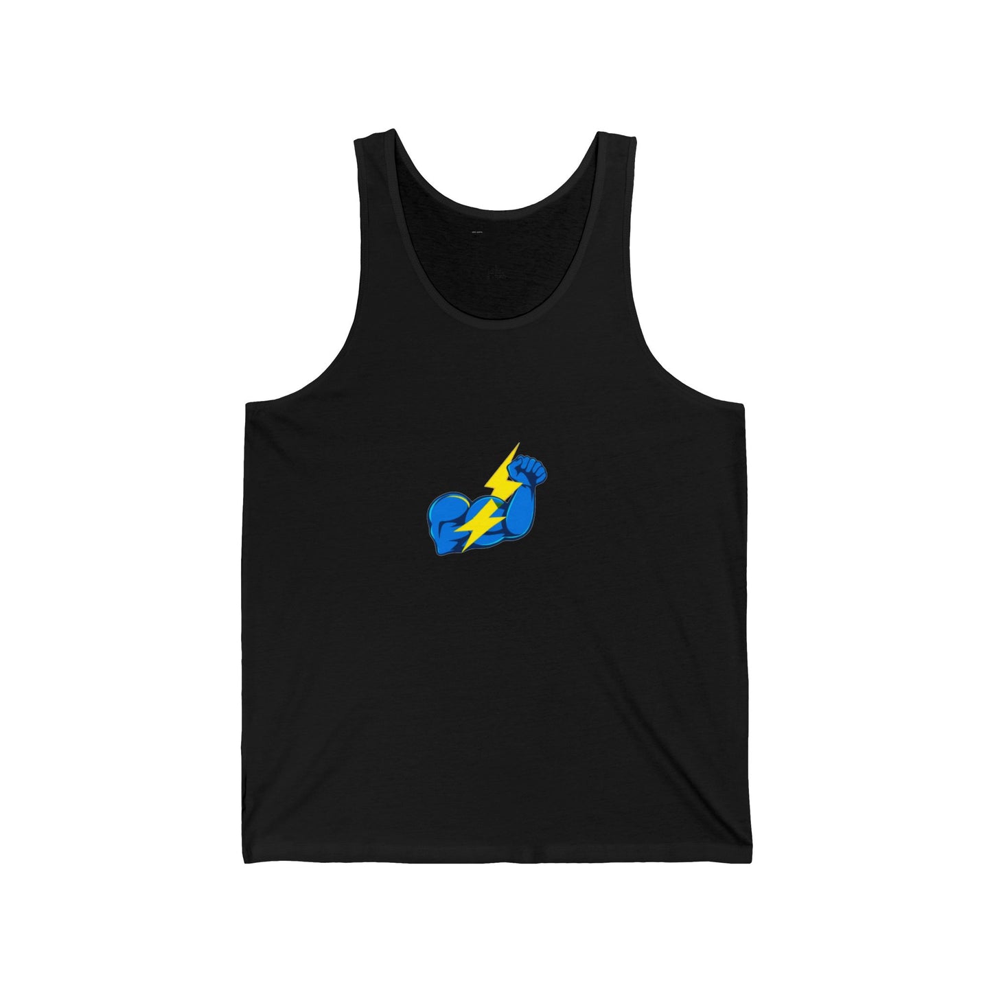Lightning Lift Unisex Tank - Electric Muscle Design