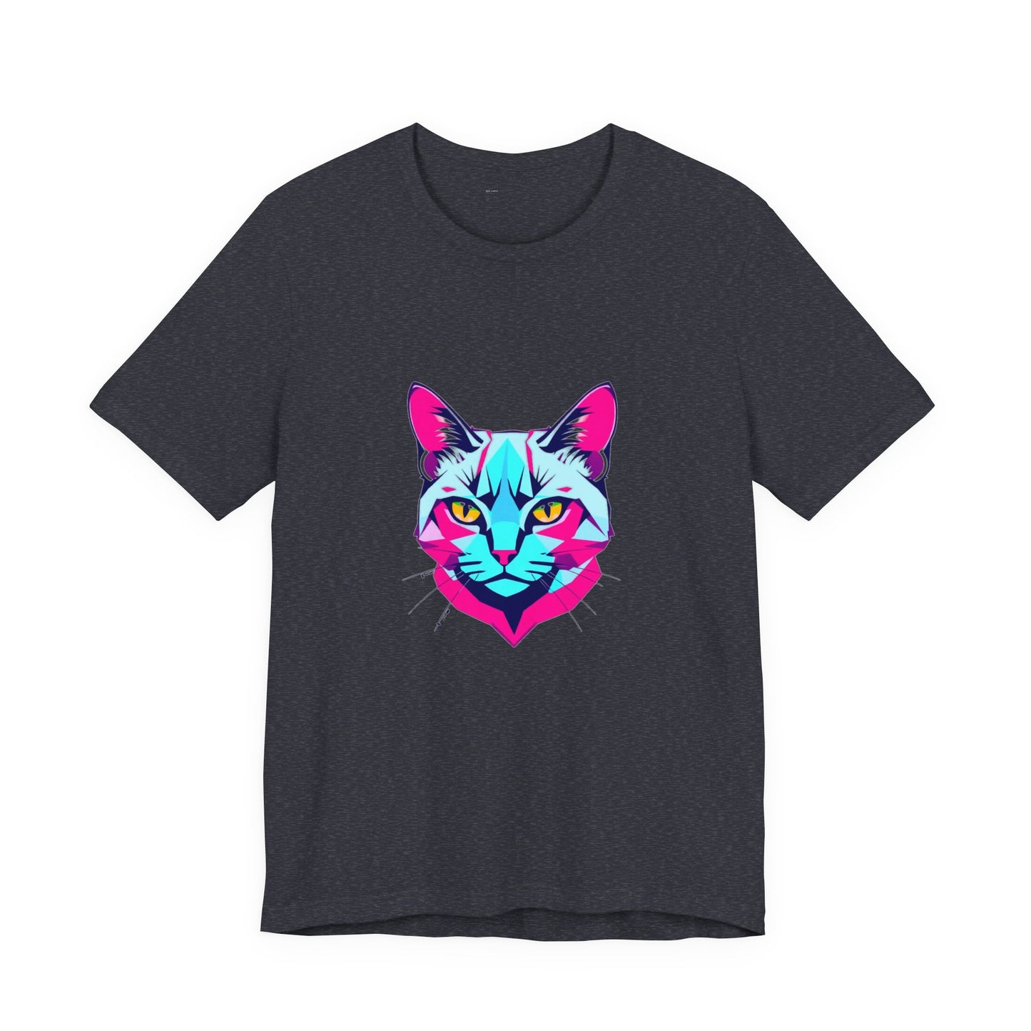Glitch Cat Gaming Tee - Unisex Gamer T-Shirt Cyber