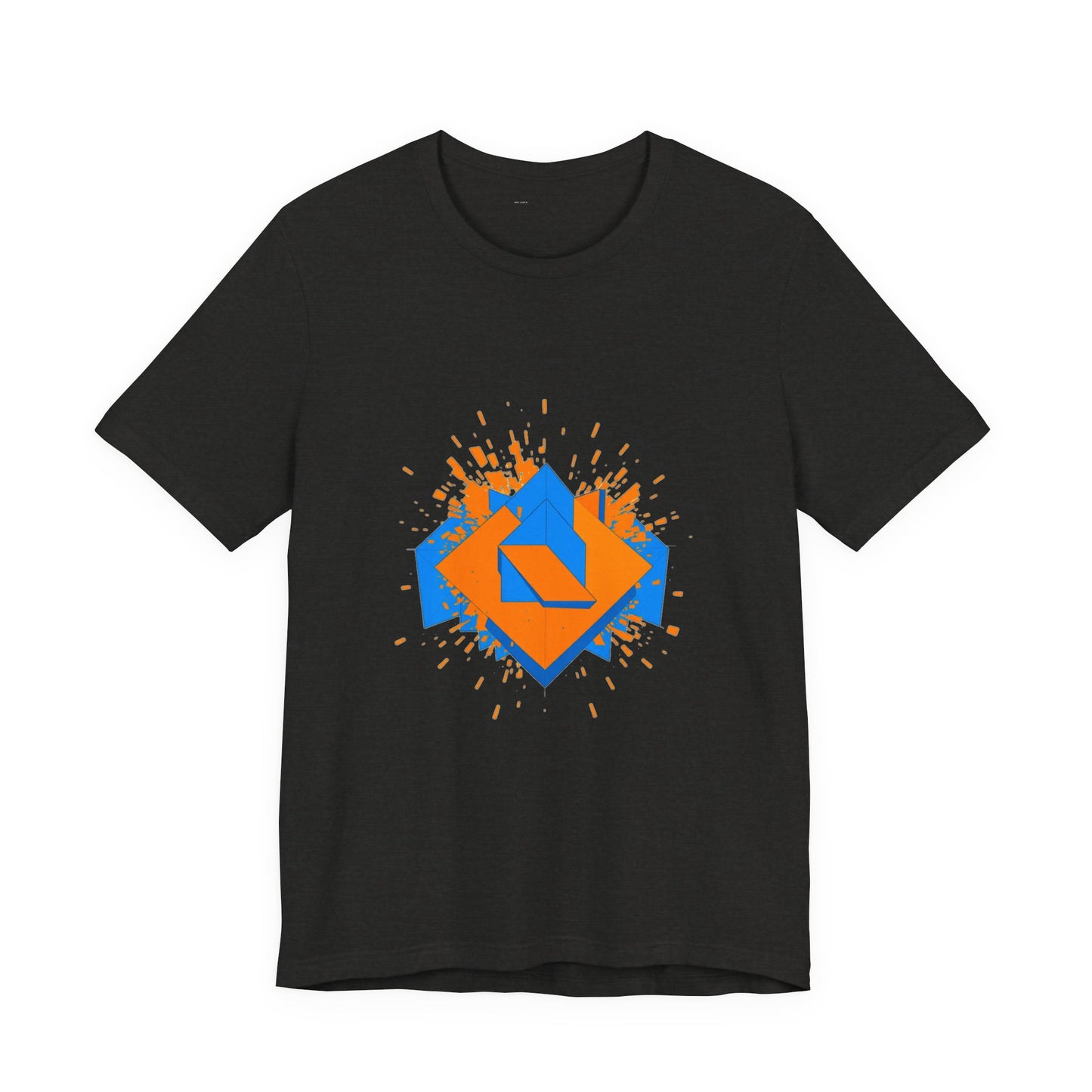 Geometric Reality Check Unisex Tee - Abstract Art Shirt
