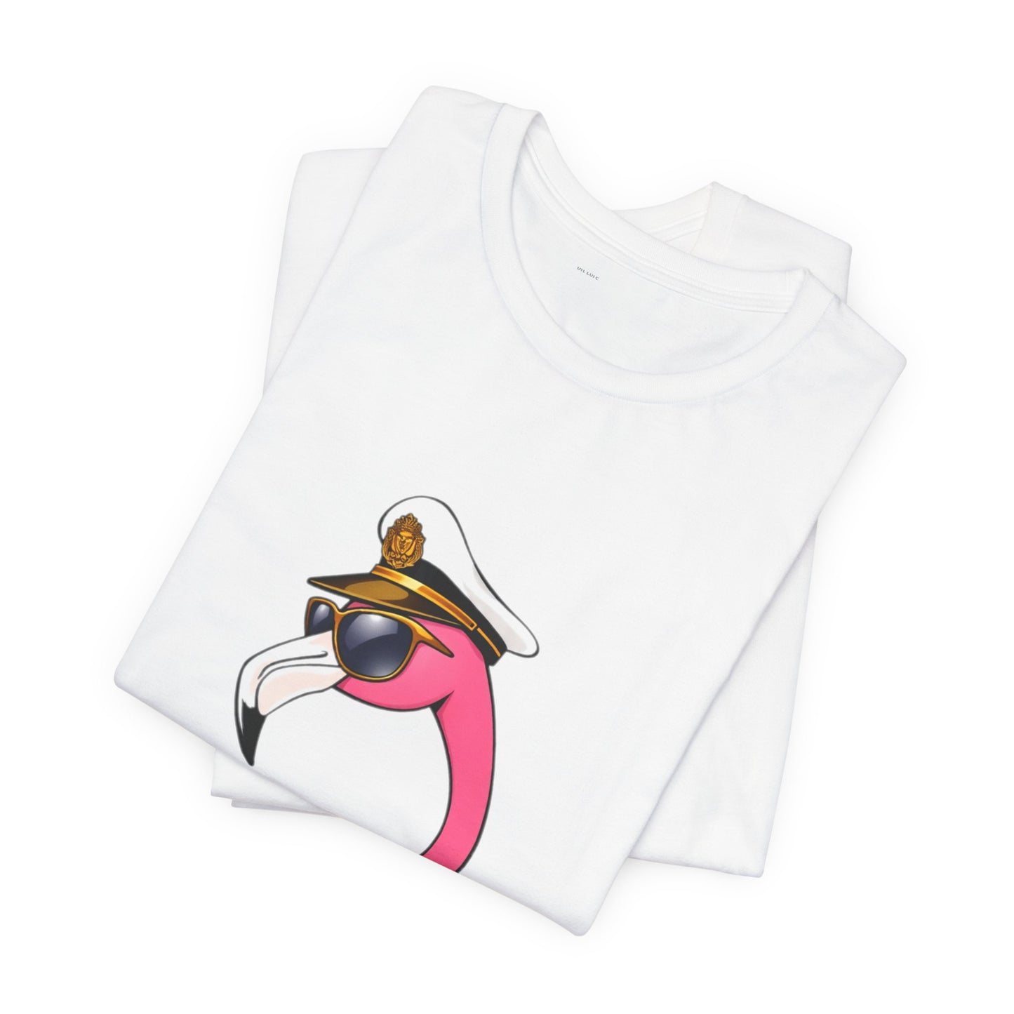 Yacht Club Flamingo Tee - Luxury Unisex Jersey T-Shirt