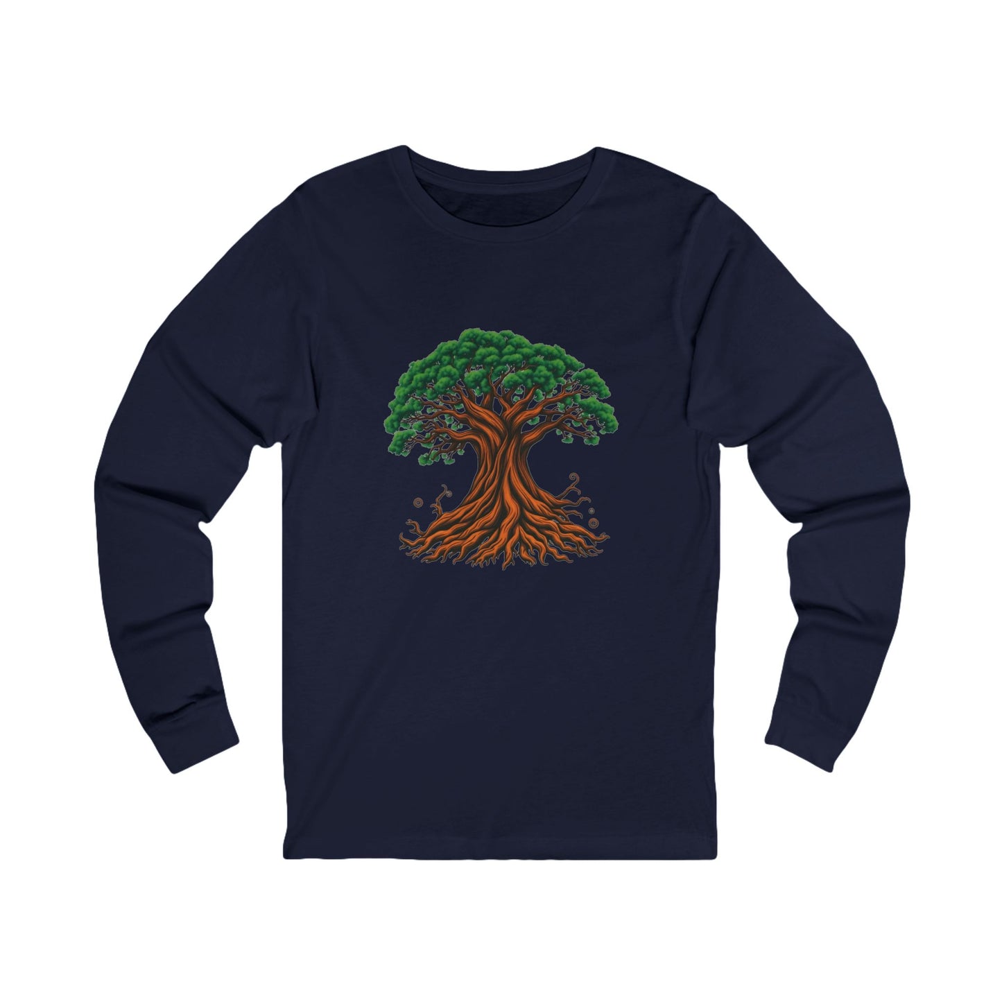 Rooted In Victory Unisex Long Sleeve Tee - Oak Tree