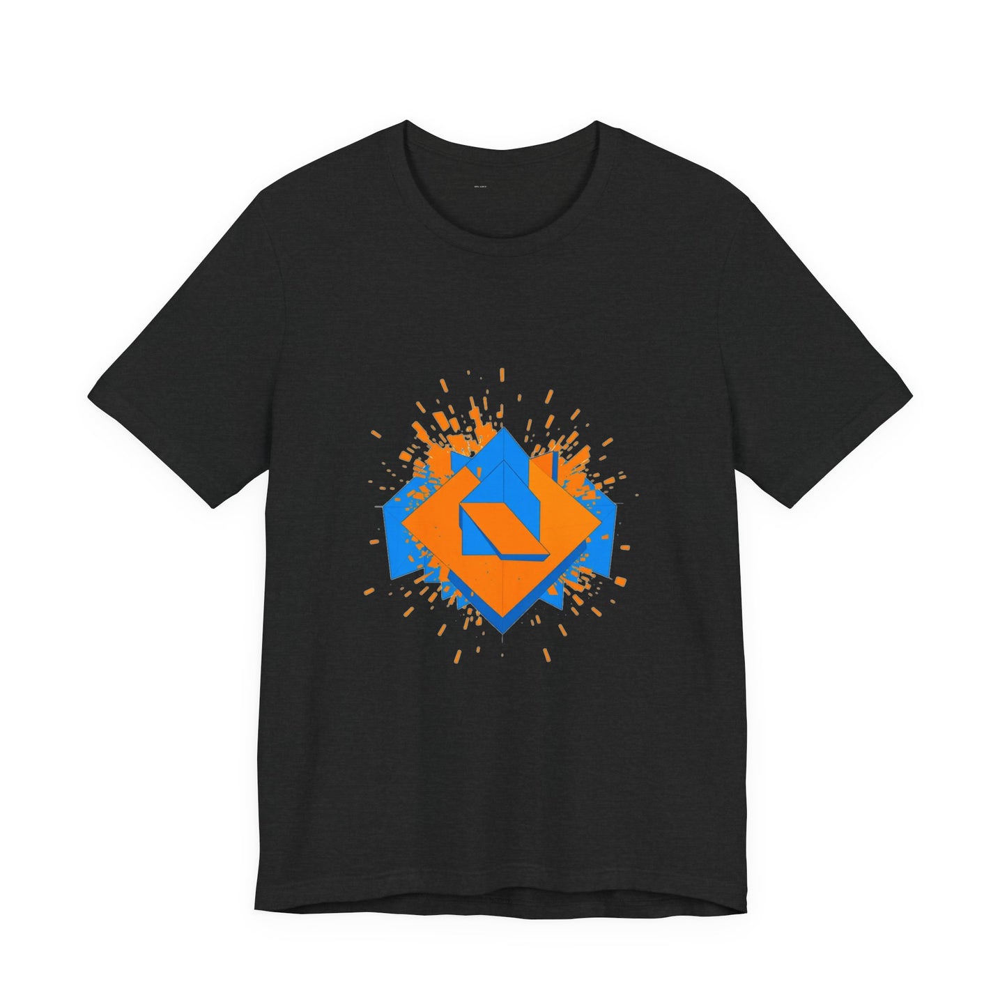 Geometric Reality Check Unisex Tee - Abstract Art Shirt