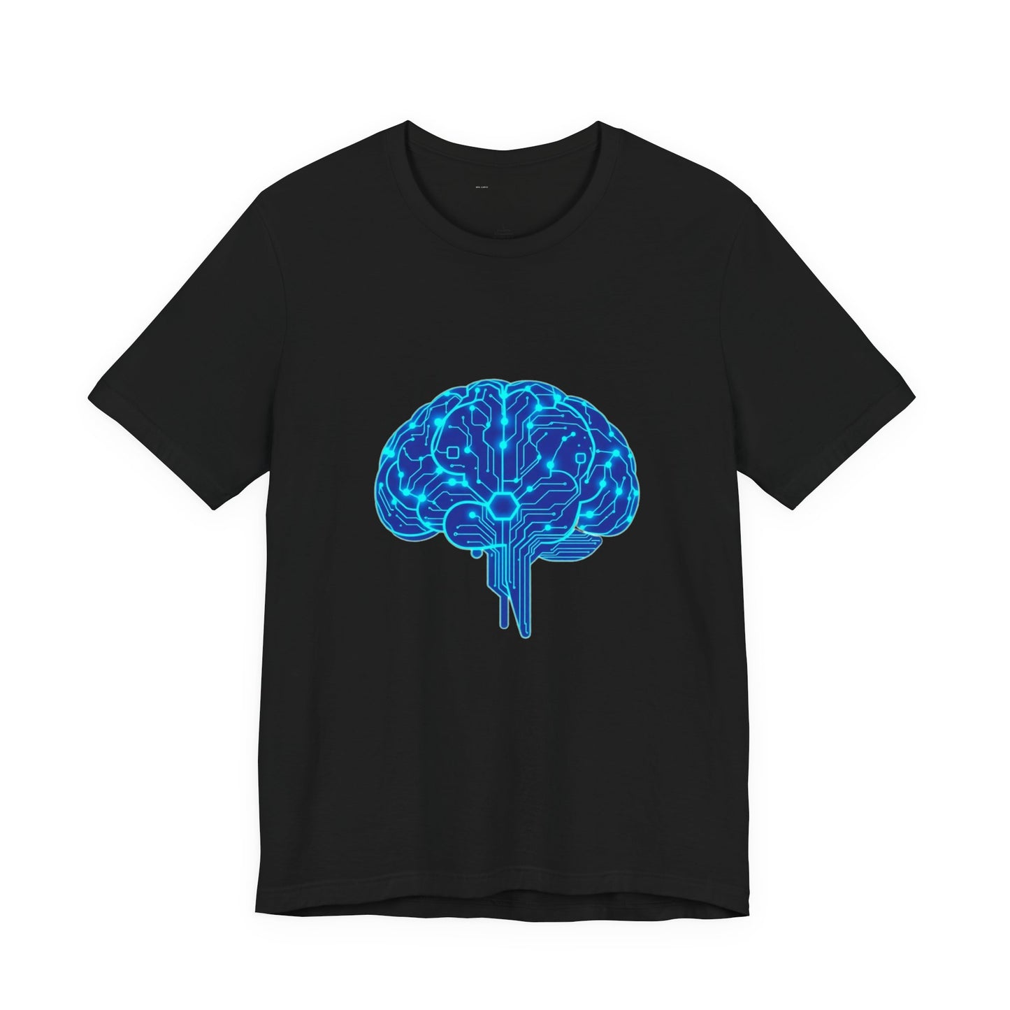 Neural Network Loading Tee - Cyberpunk Brain Circuit Shirt