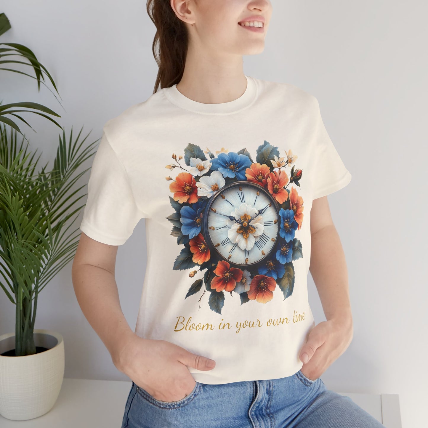 Bloom in Your Own Time Tee – Flourish at Your Pace