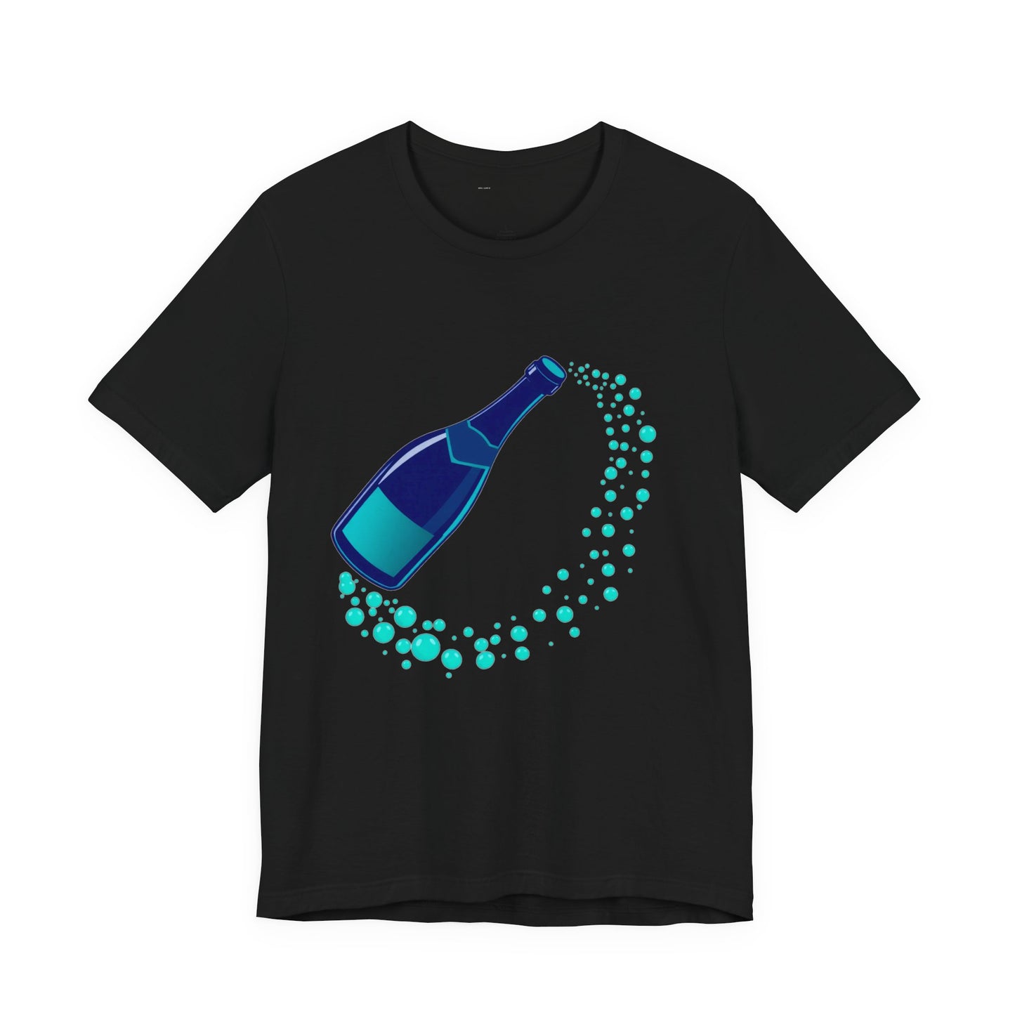 Squad Vibes Only Champagne Bottle Unisex Tee | Party Shirt