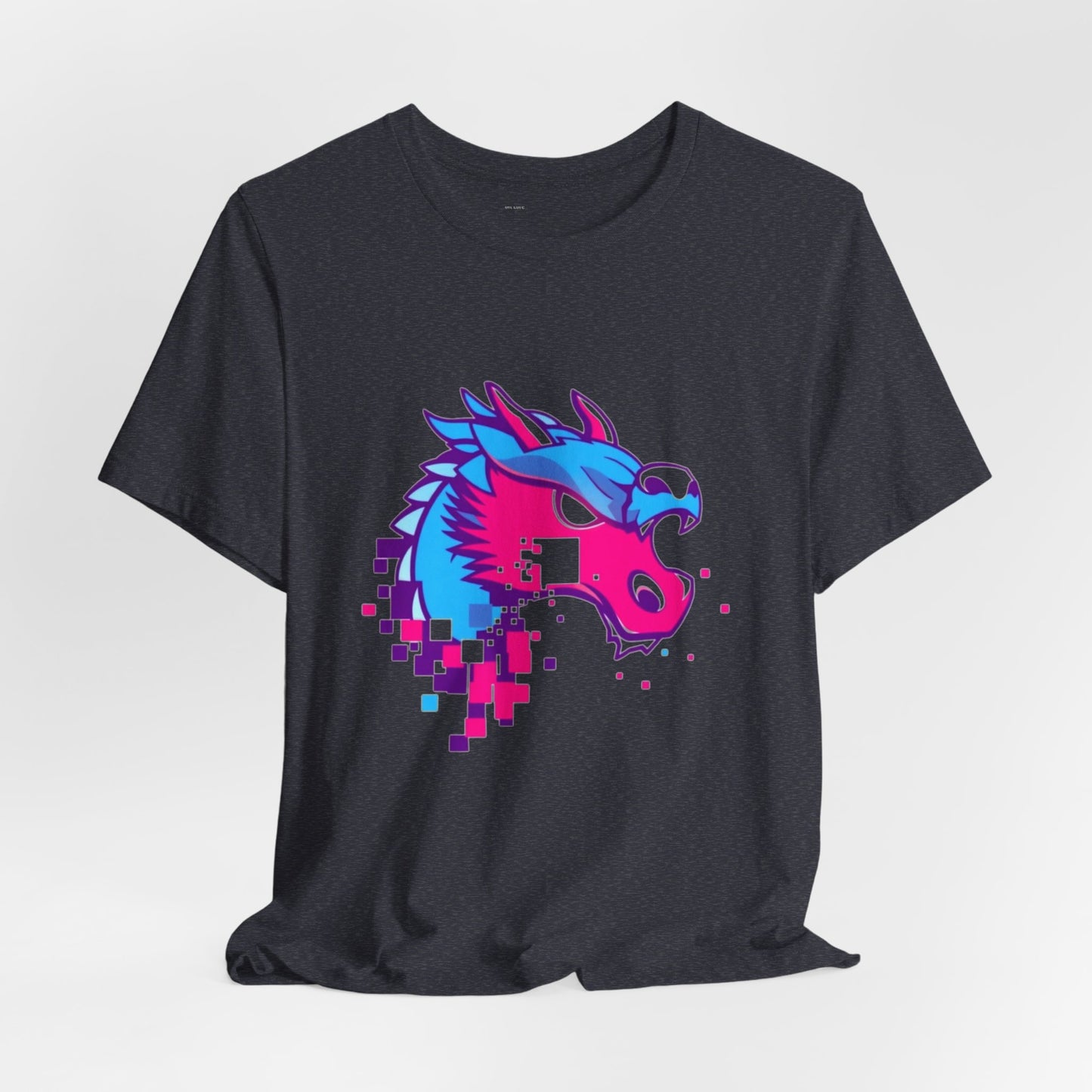 Glitch Beast Dragon Tee - Unisex Gaming Graphic Shirt