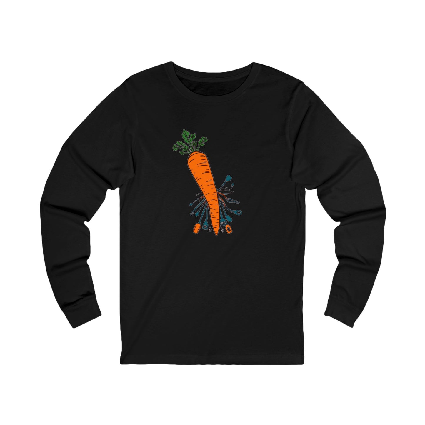 Culinary Roots Unisex Long Sleeve Tee - Kitchen Art Shirt