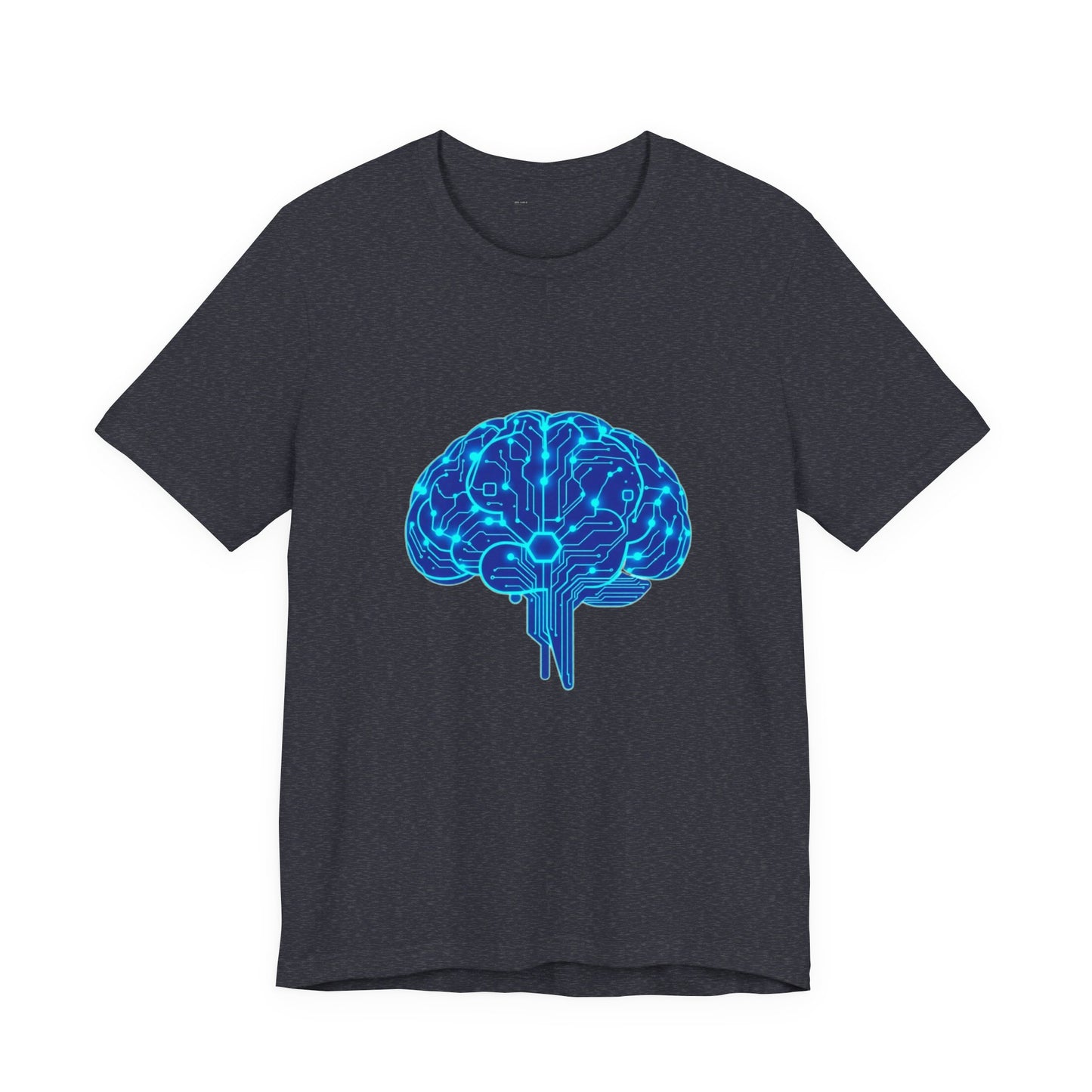 Neural Network Loading Tee - Cyberpunk Brain Circuit Shirt
