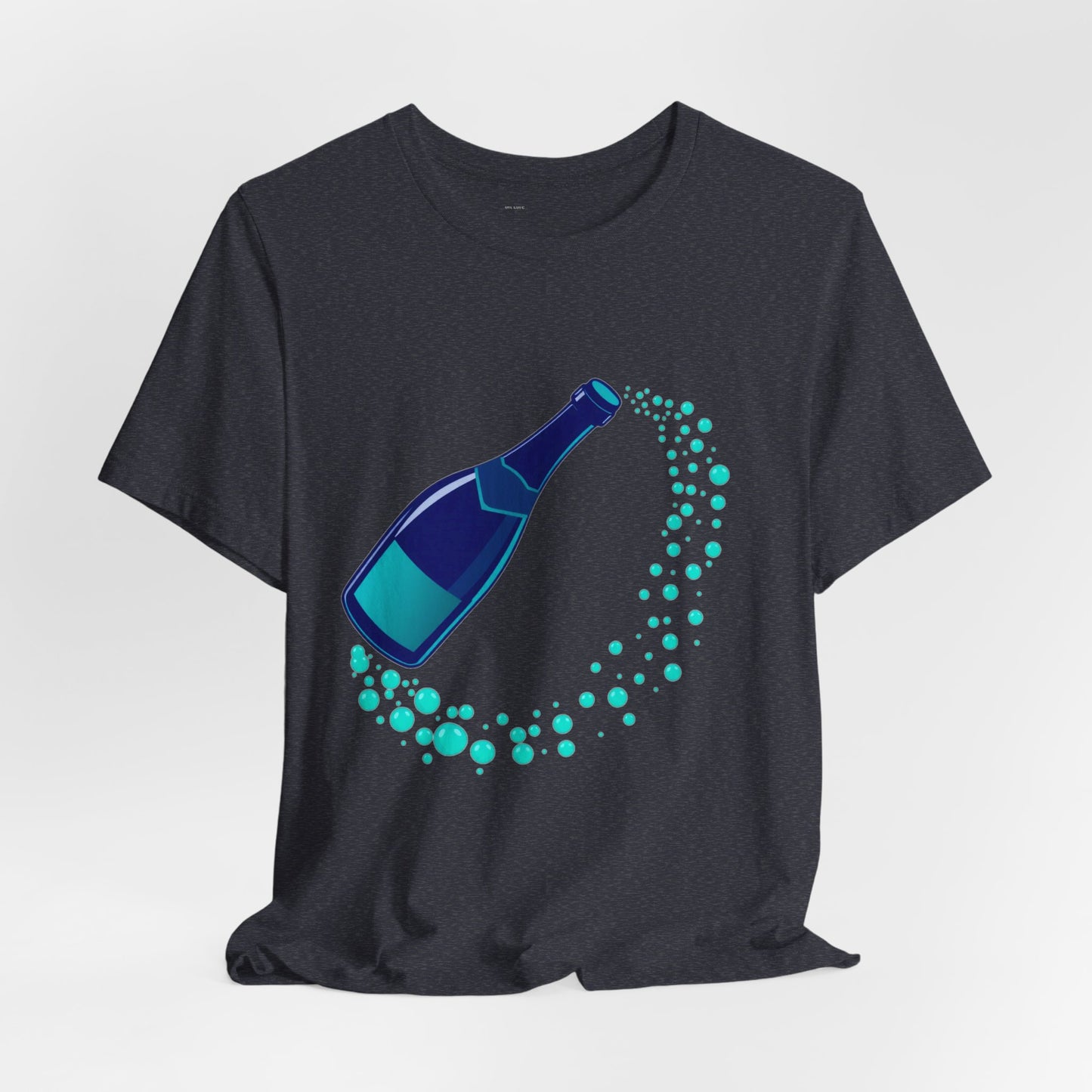 Squad Vibes Only Champagne Bottle Unisex Tee | Party Shirt