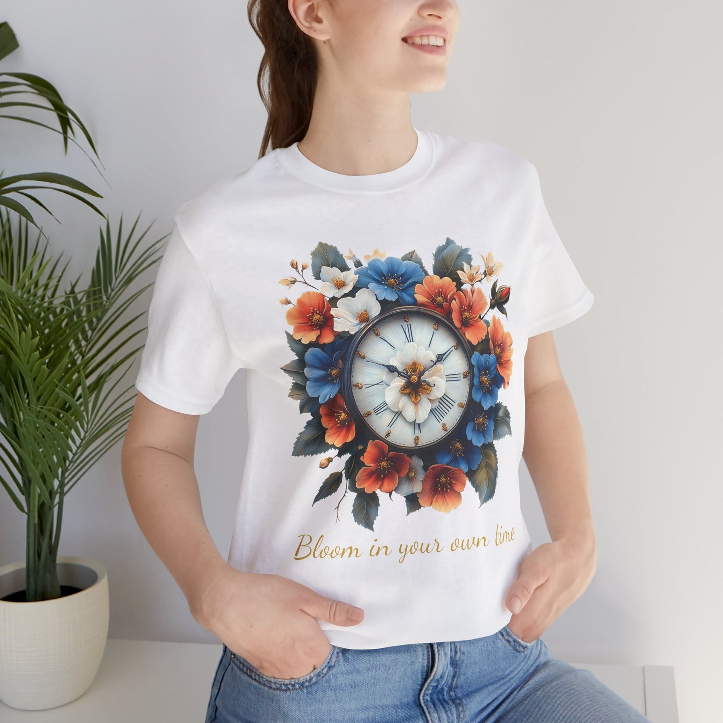 Bloom in Your Own Time Tee – Flourish at Your Pace