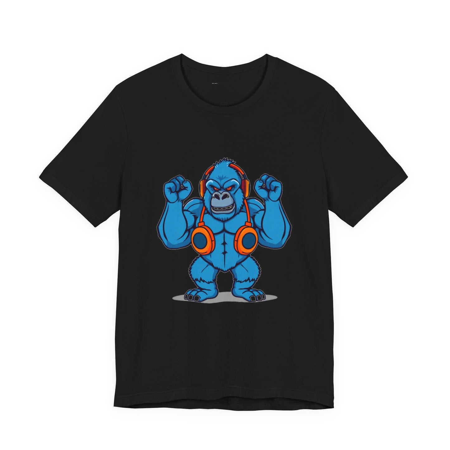 Buff Boss Battle Gaming Tee - Pixel Gorilla Shirt