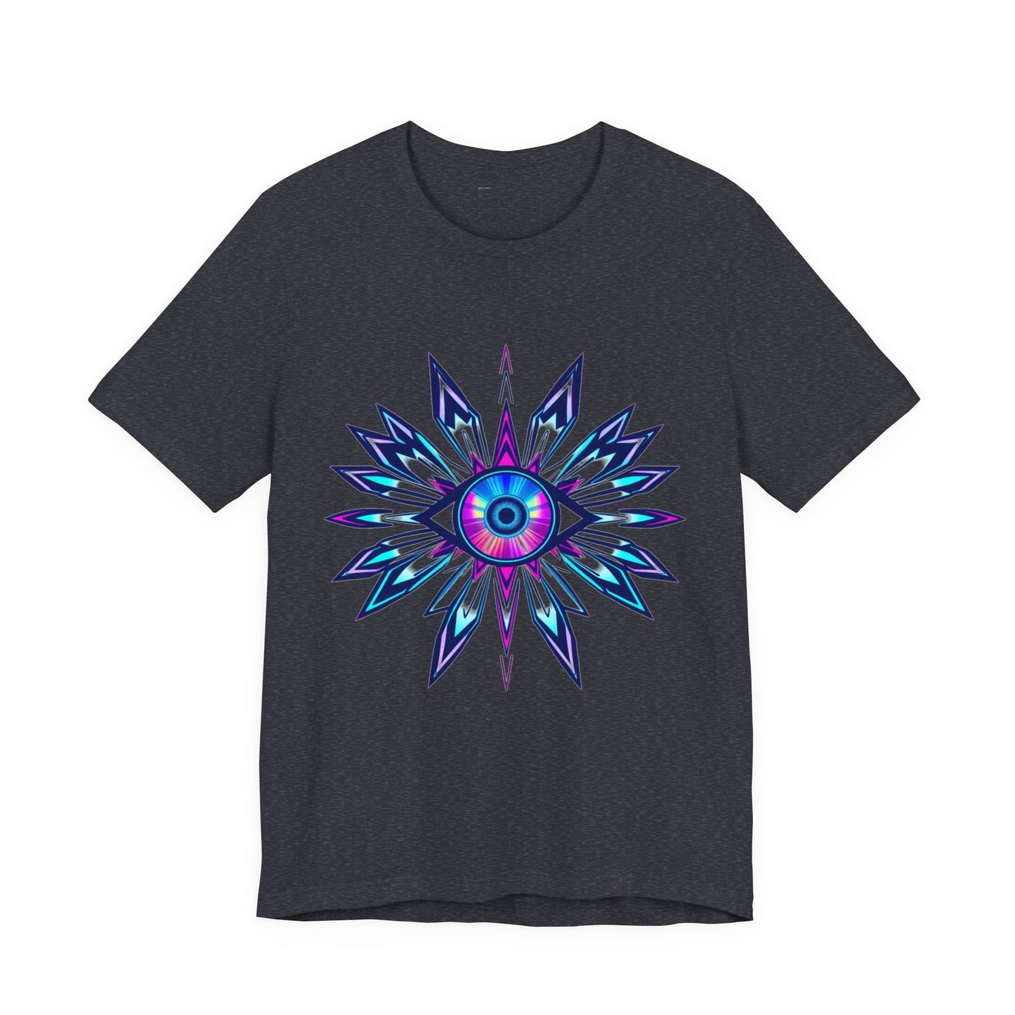 Digital Oracle Tee - Y2K Cyber Eye Graphic Unisex T-Shirt