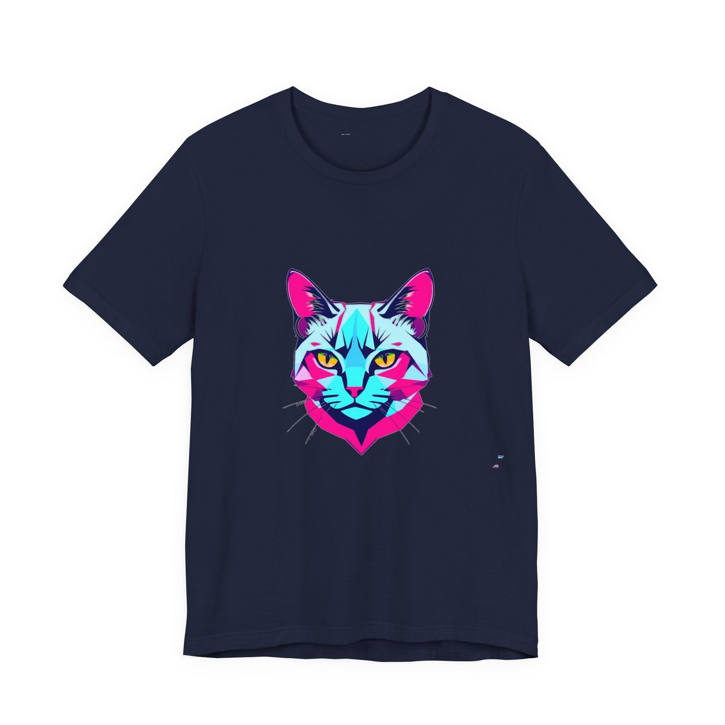 Glitch Cat Gaming Tee - Unisex Gamer T-Shirt Cyber
