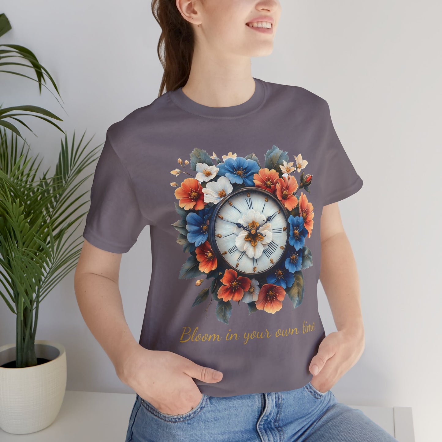 Bloom in Your Own Time Tee – Flourish at Your Pace