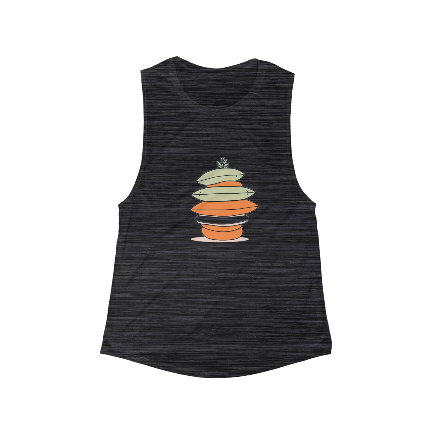 Zen Chaos Women's Flowy Scoop Muscle Tank - Yoga Vibes