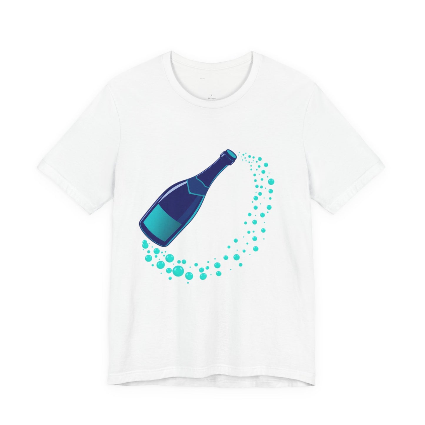 Squad Vibes Only Champagne Bottle Unisex Tee | Party Shirt