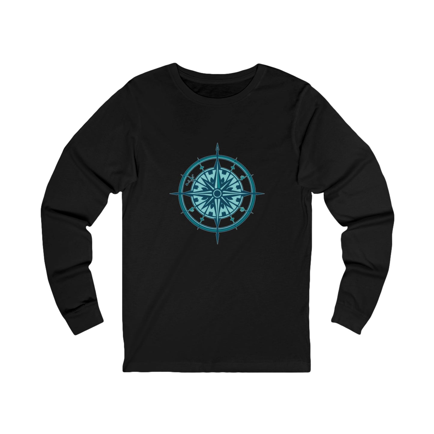 Seasonal Shift Compass Long Sleeve Tee | Unisex Jersey
