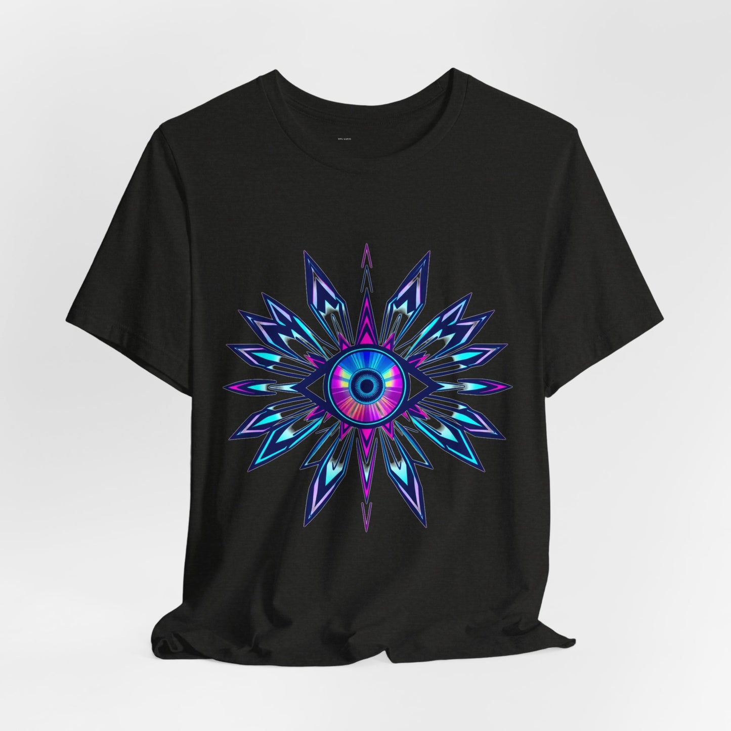 Digital Oracle Tee - Y2K Cyber Eye Graphic Unisex T-Shirt