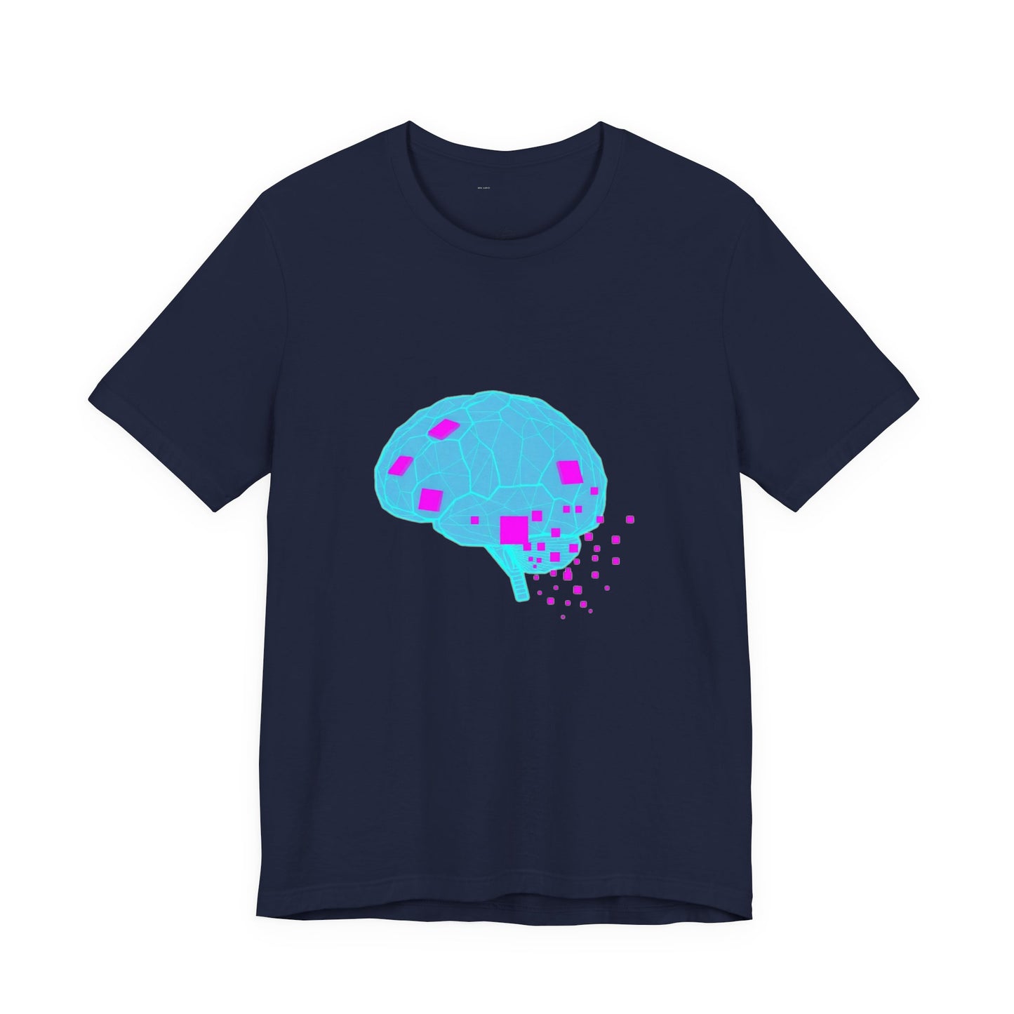 Signal Decay Unisex Tee - Cyber Brain Aesthetic Shirt