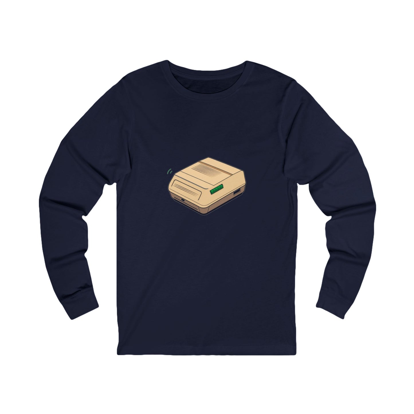 Dial-Up Dreams Retro 90s Modem Long Sleeve Tee Shirt