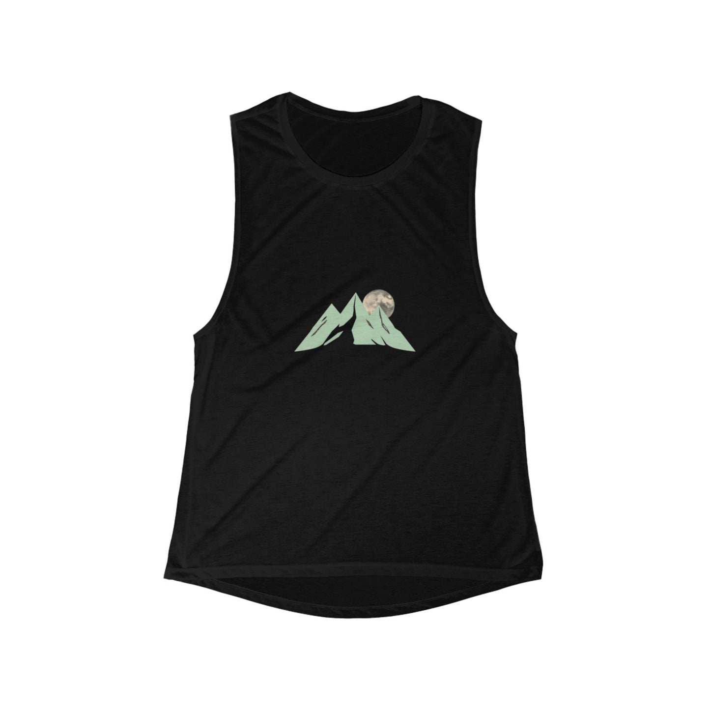 Zen Mode Era Women's Flowy Scoop Muscle Tank - Peace Vibes