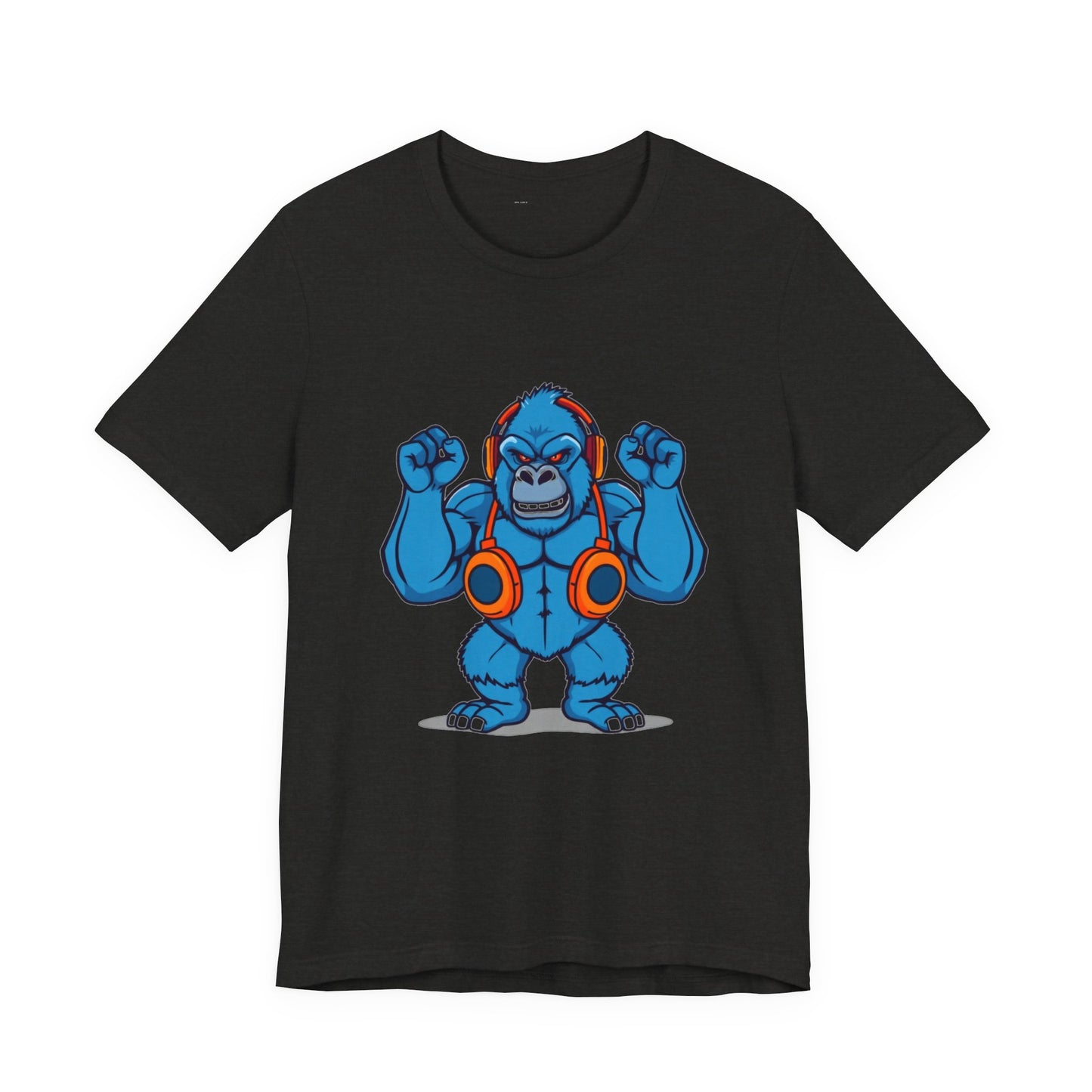 Buff Boss Battle Gaming Tee - Pixel Gorilla Shirt