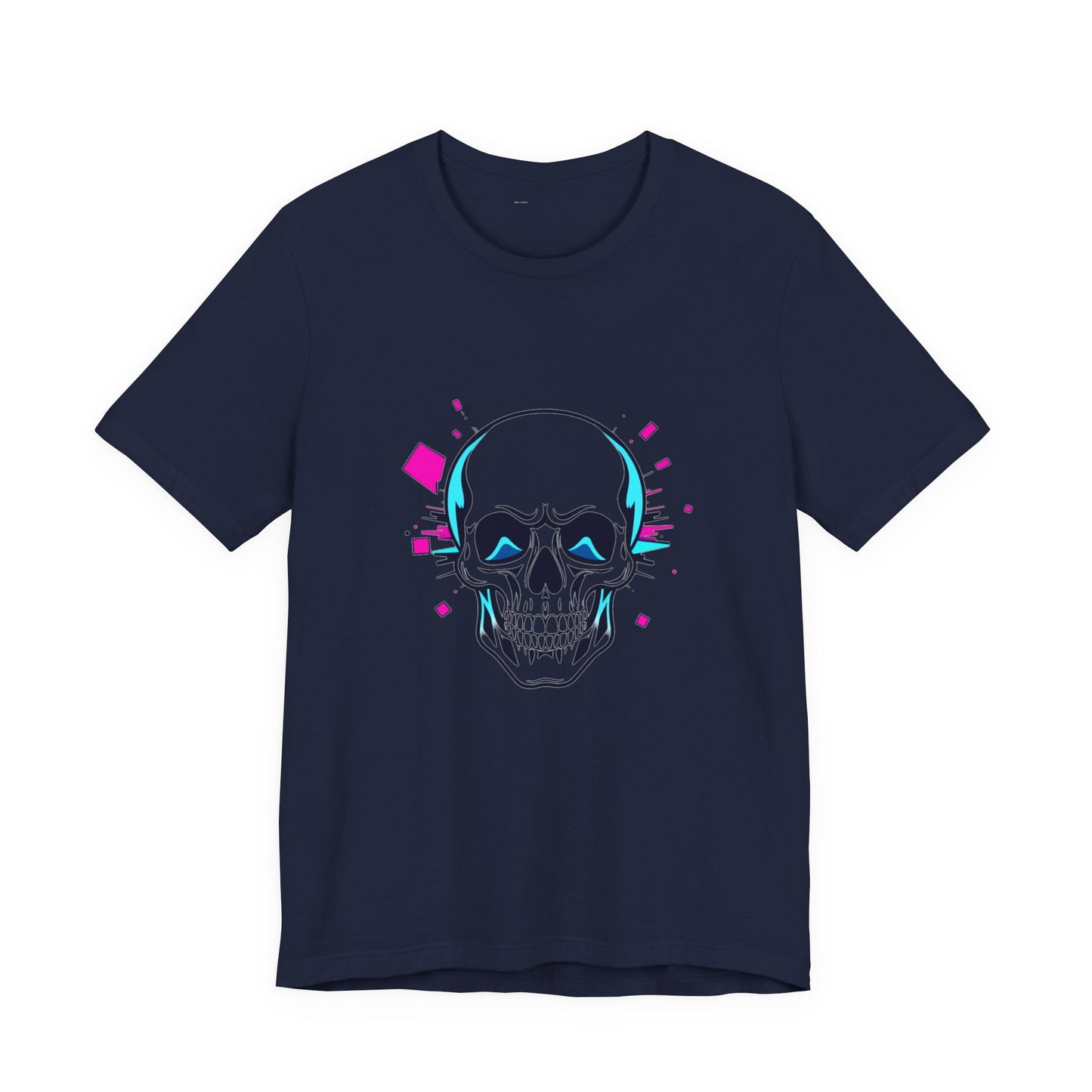 Glitch Boss Skull Tee - Cyber Gaming Unisex T-Shirt