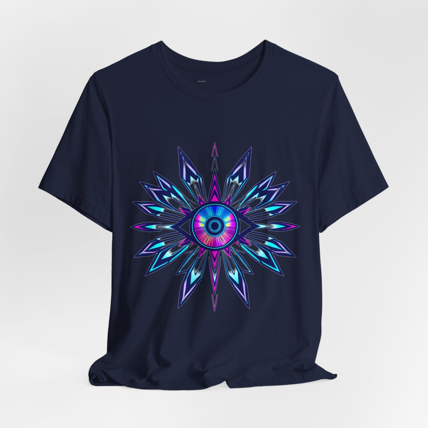 Digital Oracle Tee - Y2K Cyber Eye Graphic Unisex T-Shirt