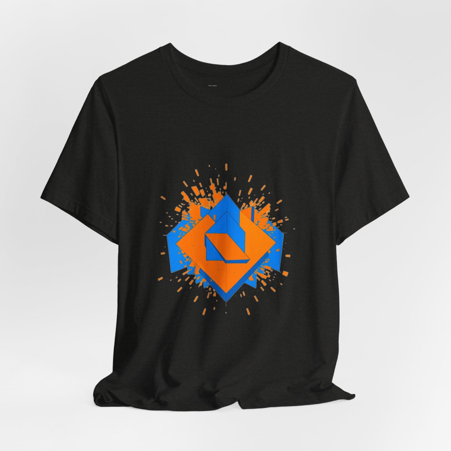 Geometric Reality Check Unisex Tee - Abstract Art Shirt