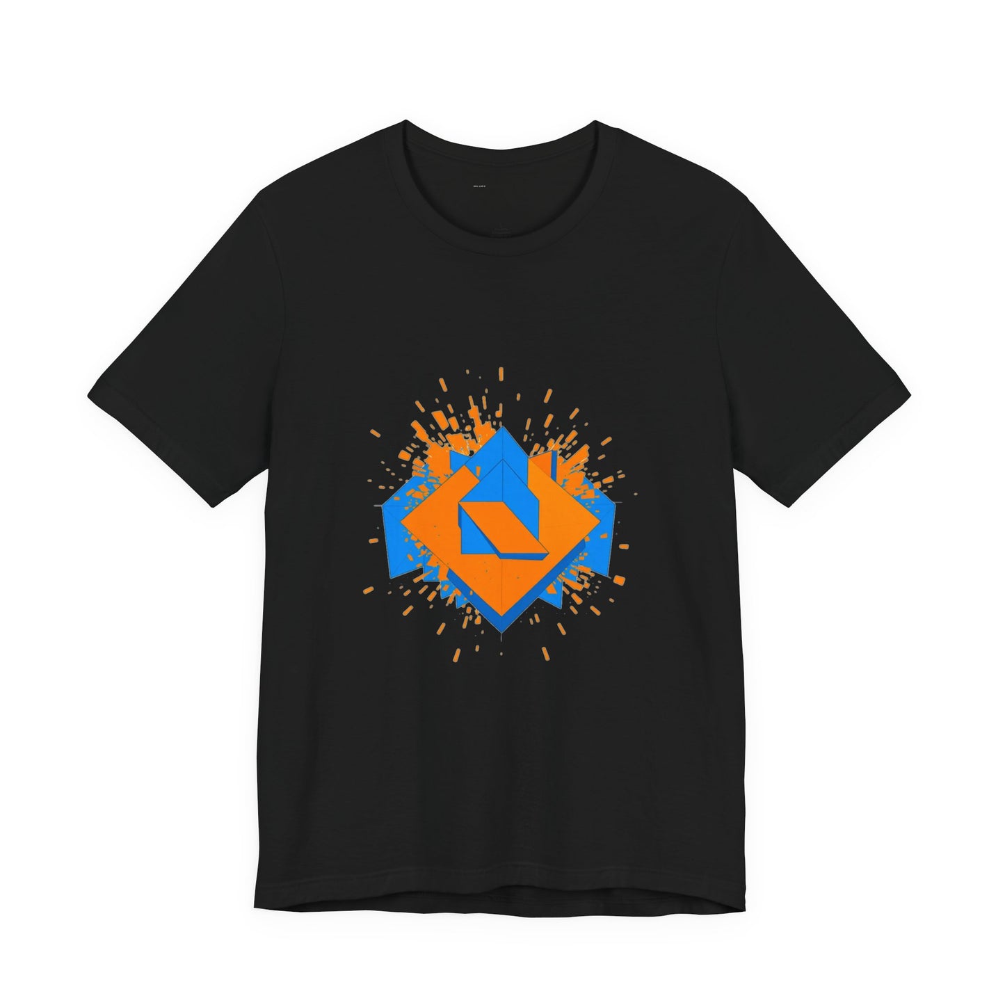 Geometric Reality Check Unisex Tee - Abstract Art Shirt