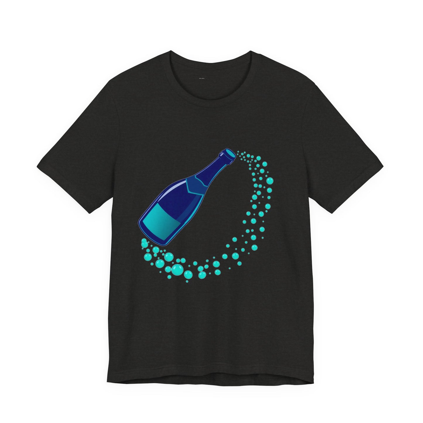 Squad Vibes Only Champagne Bottle Unisex Tee | Party Shirt