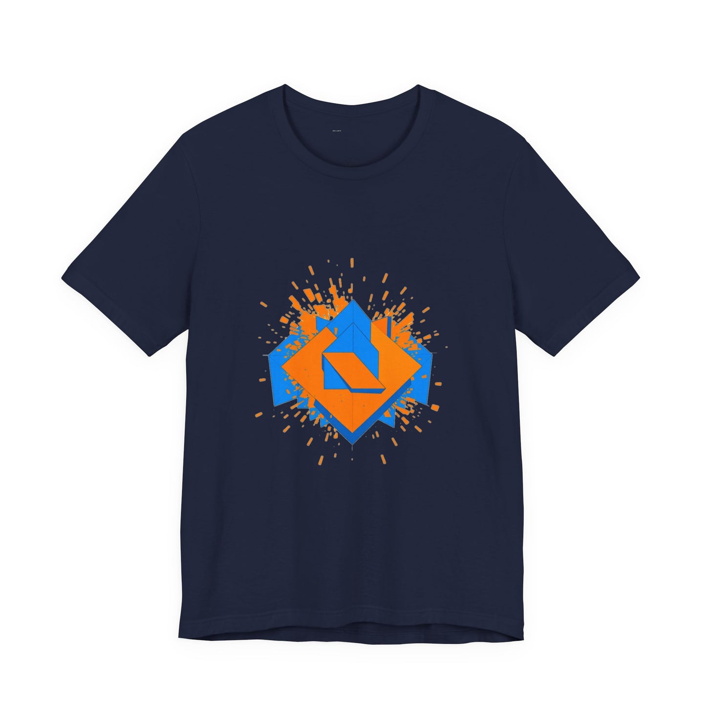 Geometric Reality Check Unisex Tee - Abstract Art Shirt