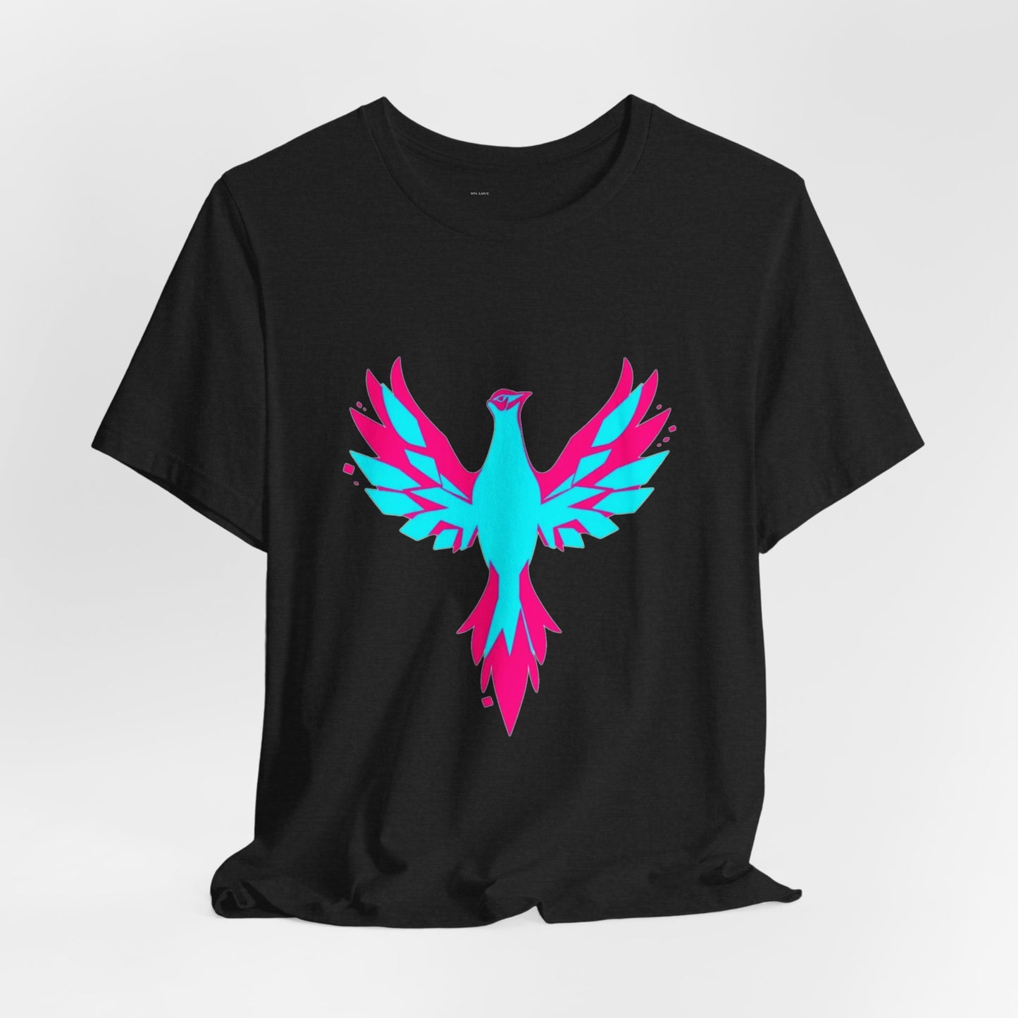 Glitch Phoenix Tee - Gaming Graphic T-Shirt Unisex