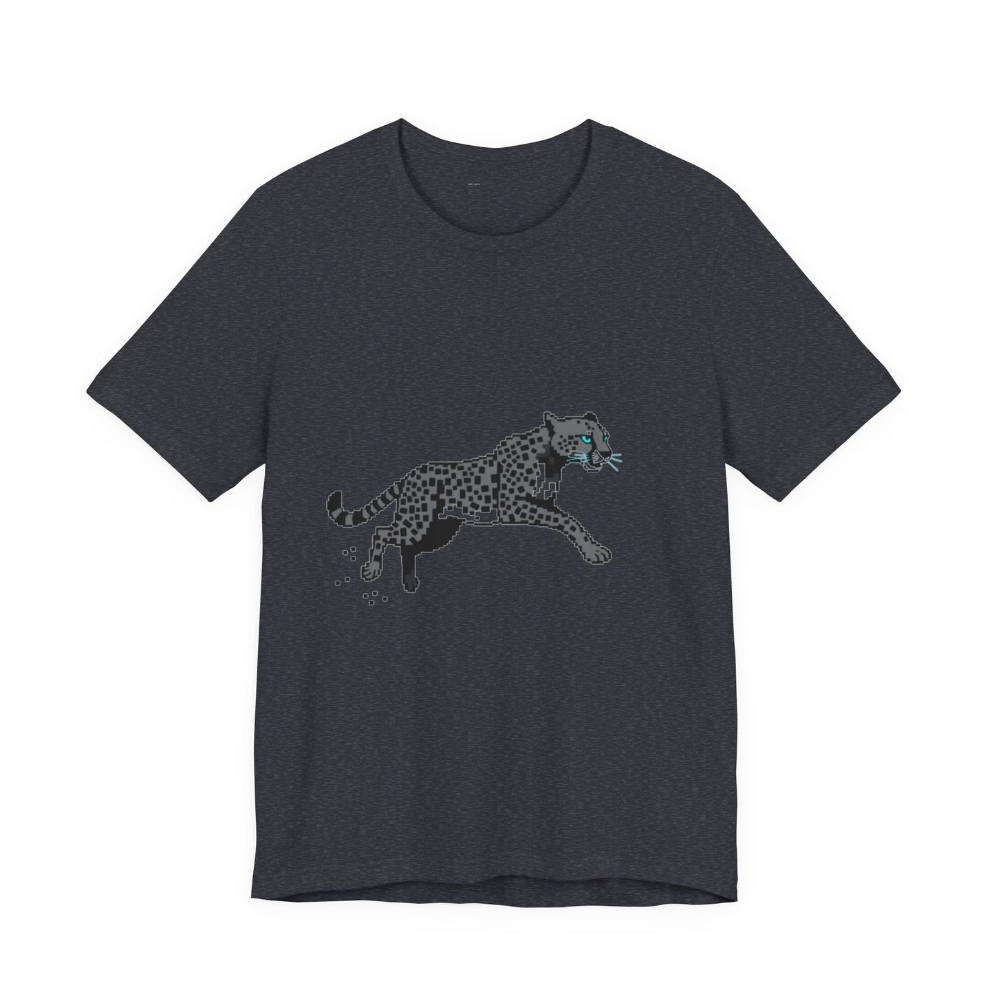 Pixel Storm Runner Gaming Tee - 8-Bit Cheetah Shirt