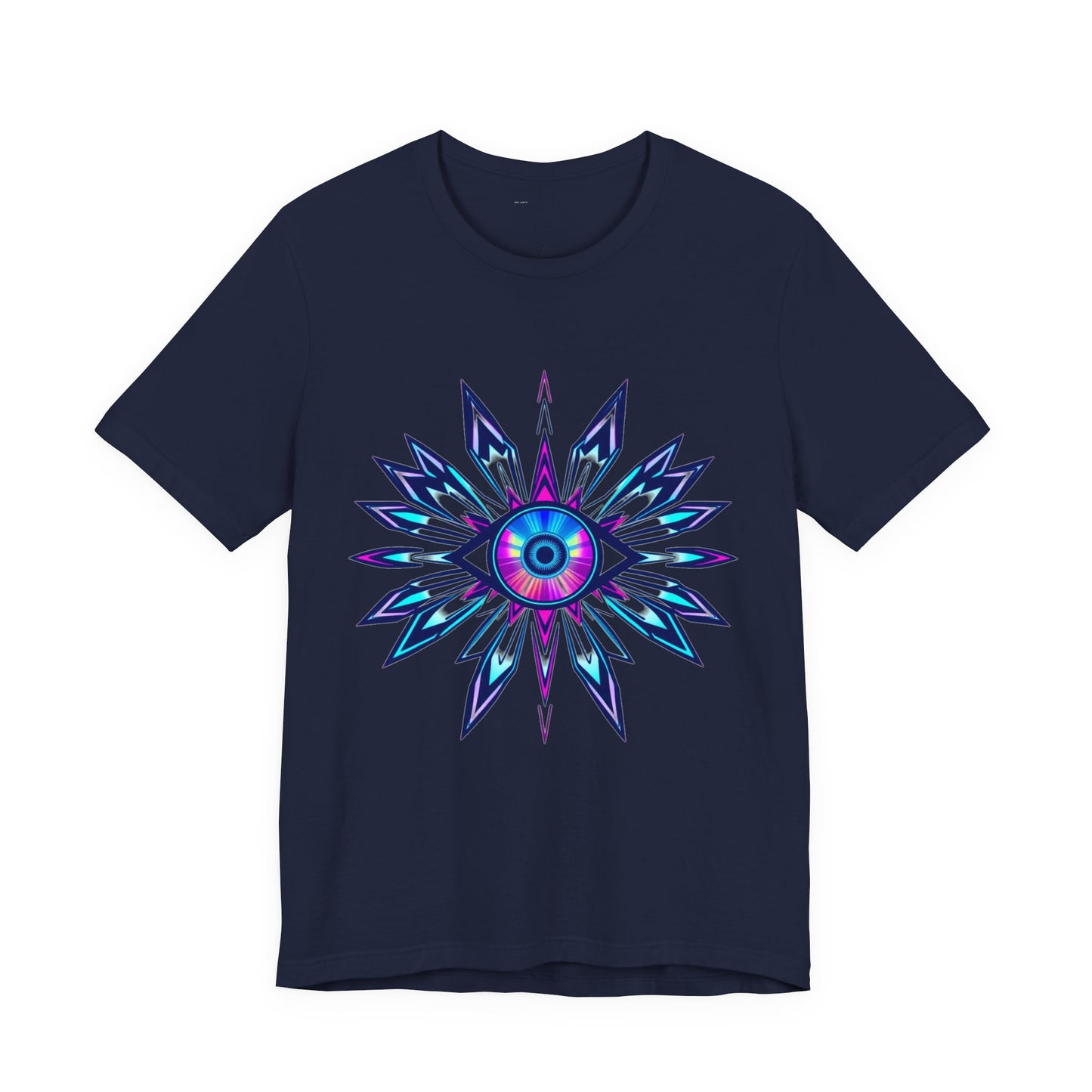 Digital Oracle Tee - Y2K Cyber Eye Graphic Unisex T-Shirt