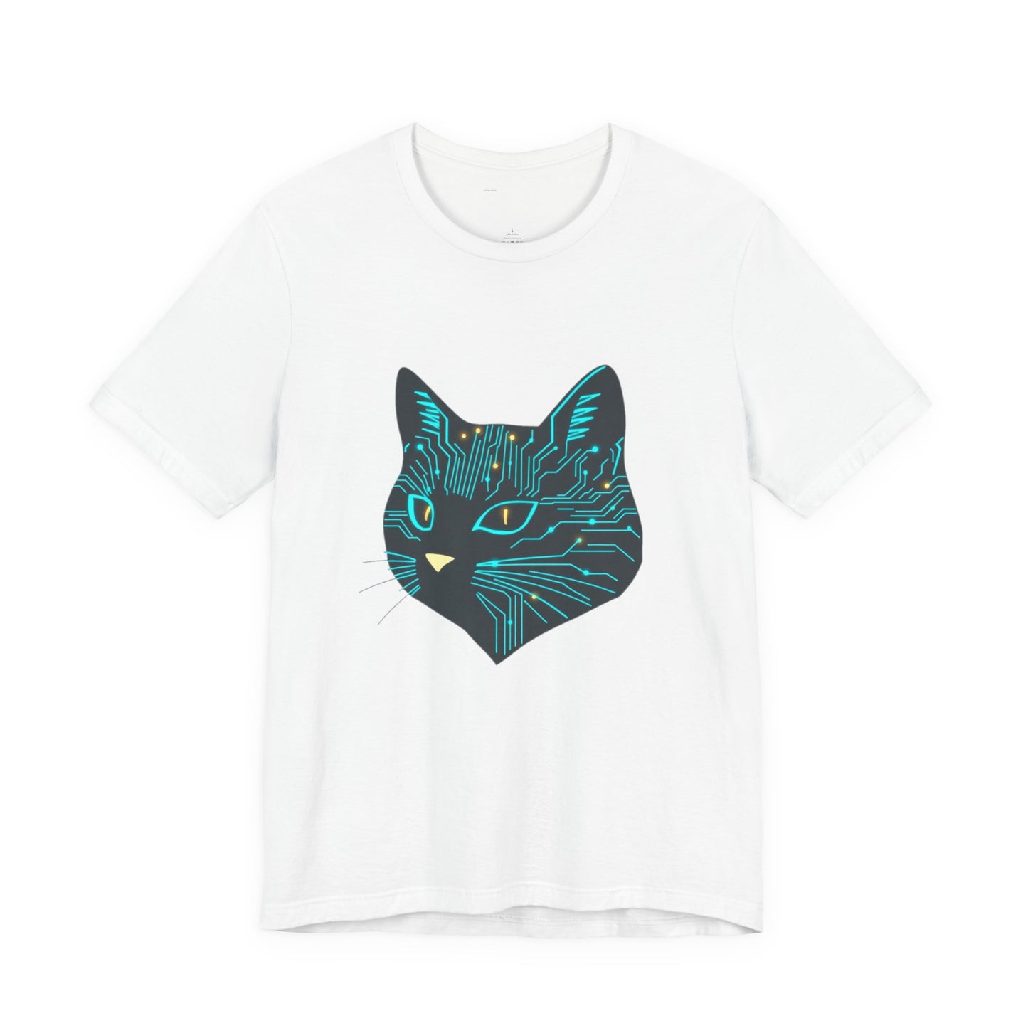 Cat OS Loading Cyberpunk Tee - Unisex Circuit Cat Shirt