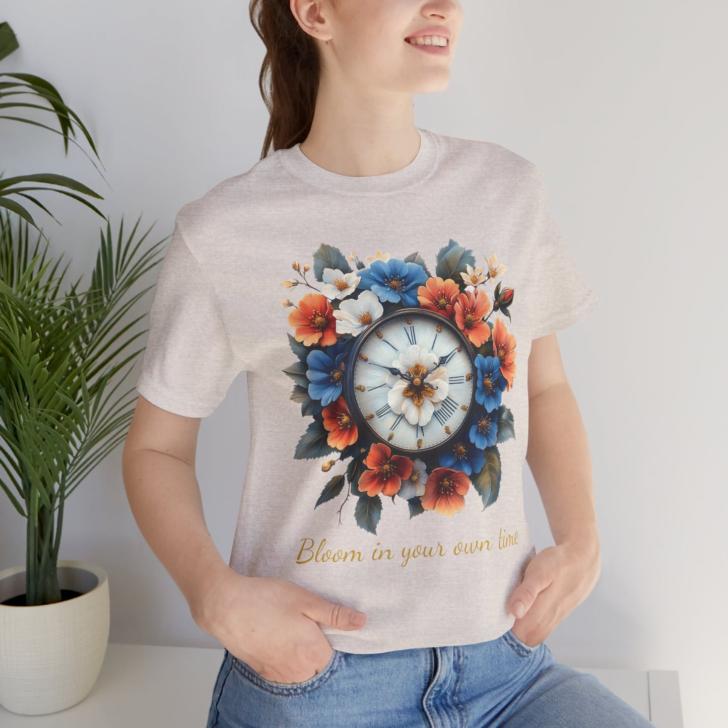 Bloom in Your Own Time Tee – Flourish at Your Pace