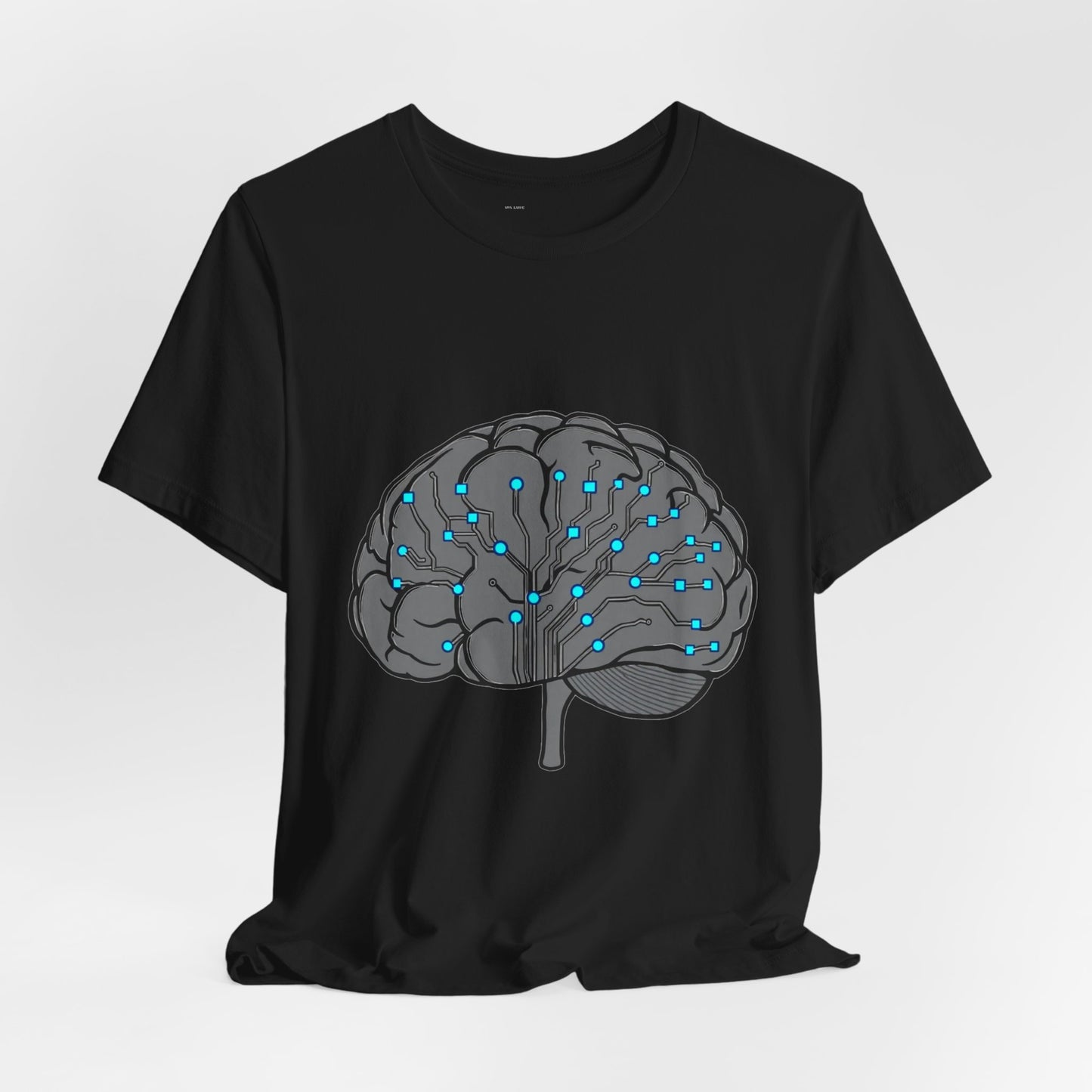 Neural Circuit Brain Tee - Tech Biology Graphic T-Shirt