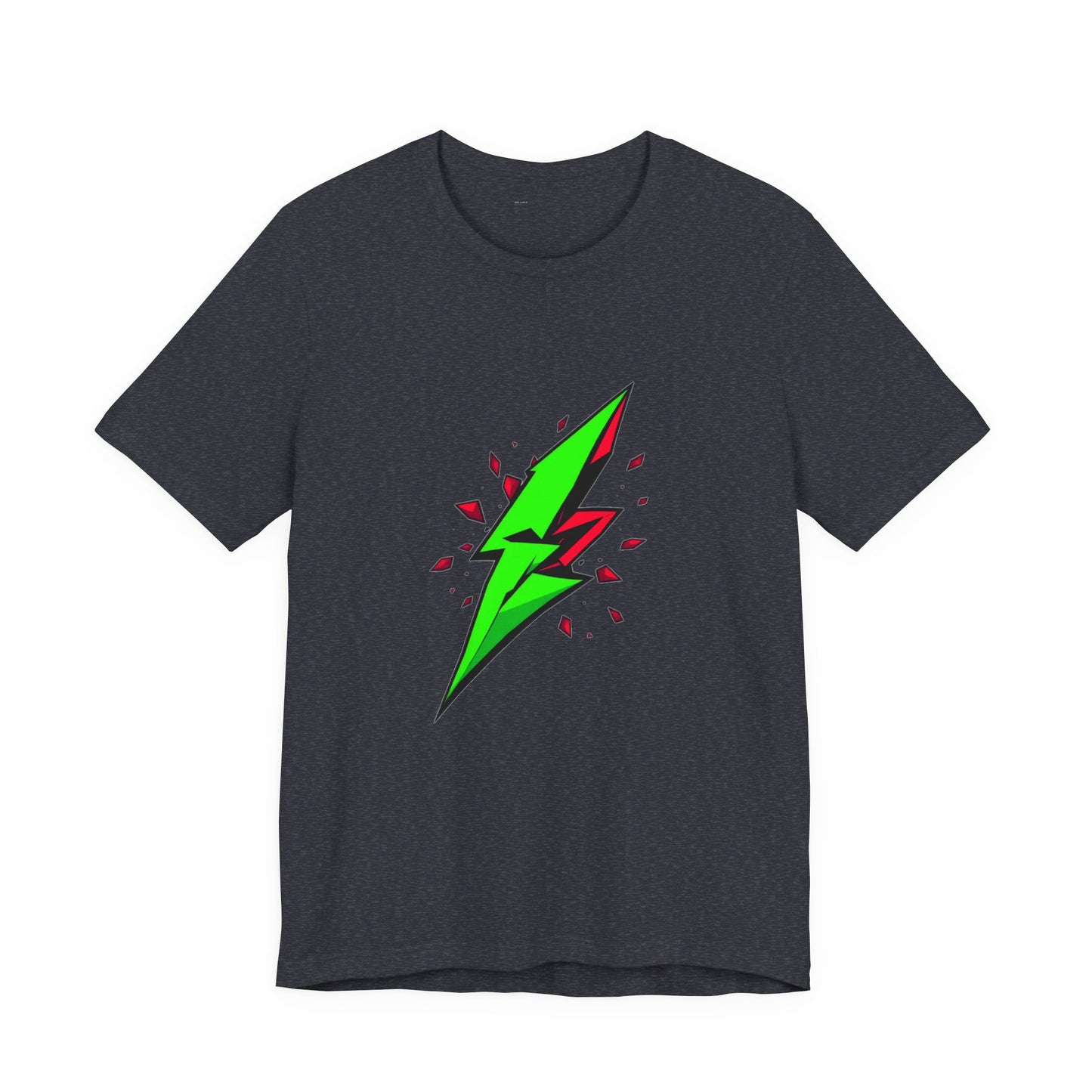 Rebel Pulse Geometric Lightning Bolt Tee - Unisex Jersey