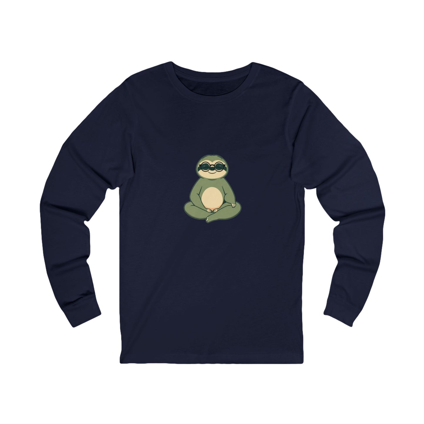 Professional Procrastinator Long Sleeve Tee - Zen Sloth