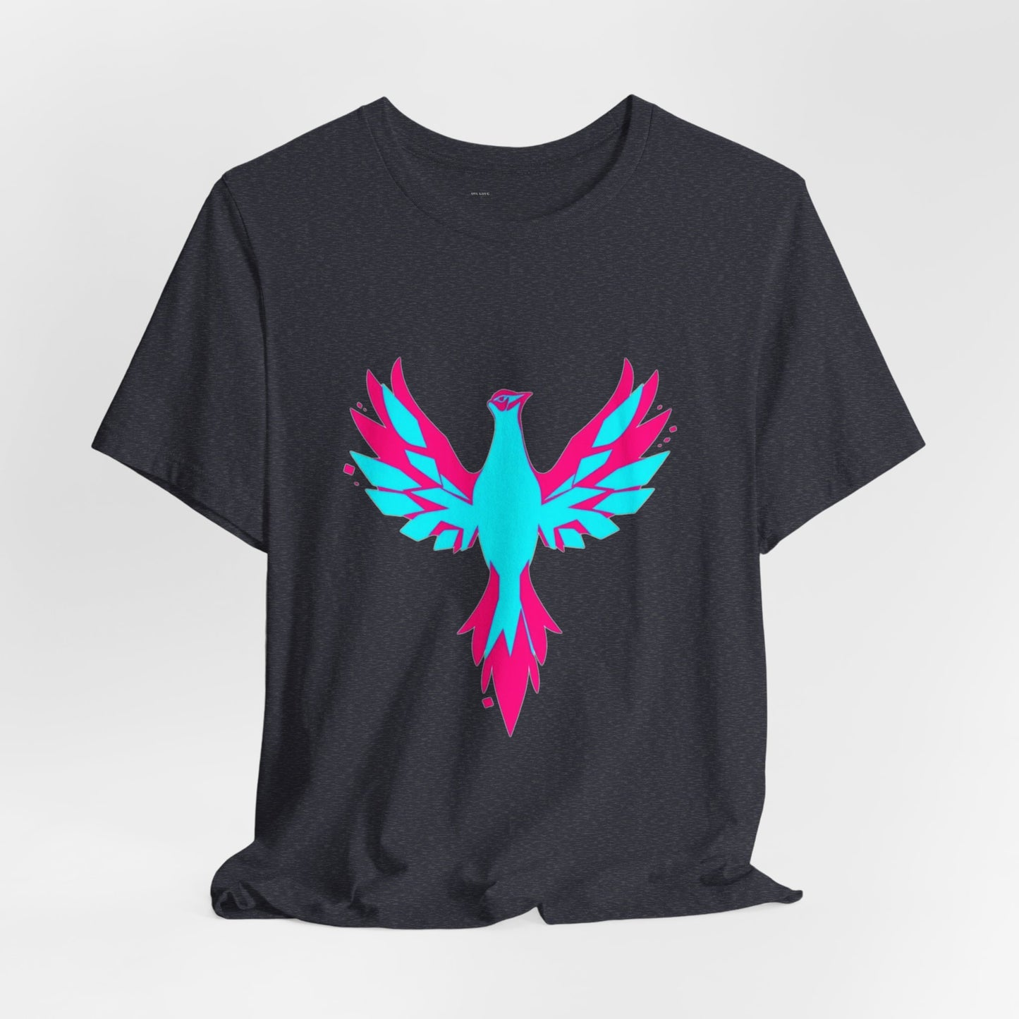 Glitch Phoenix Tee - Gaming Graphic T-Shirt Unisex