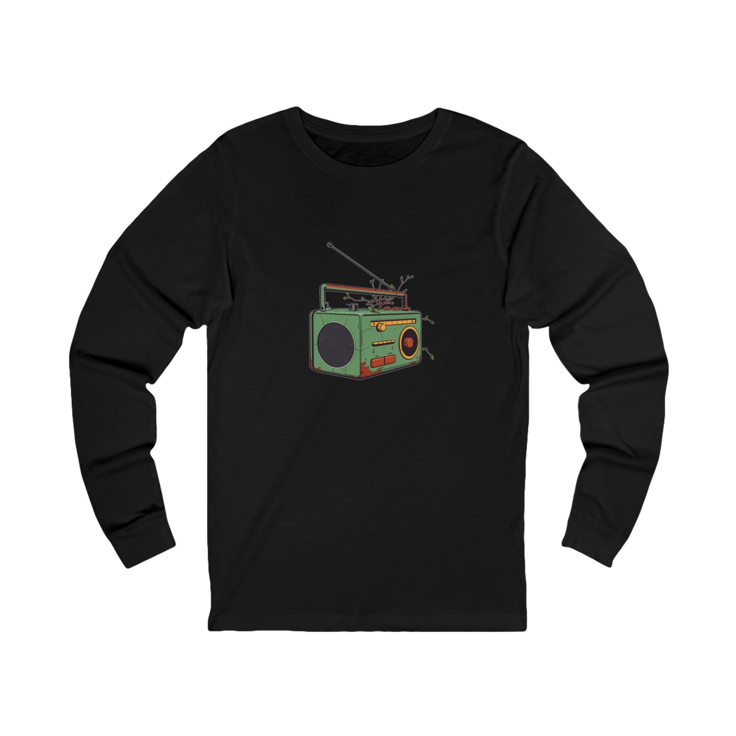 Digital Detox Vintage Radio Long Sleeve Tee - Unisex