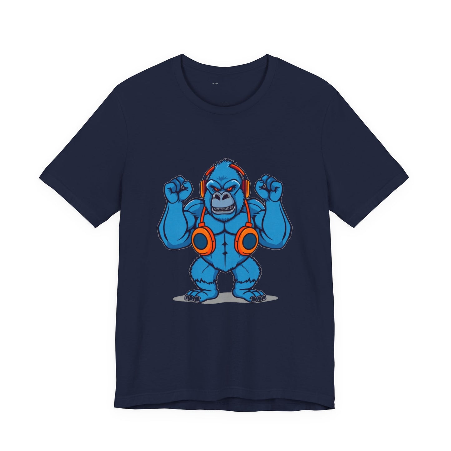 Buff Boss Battle Gaming Tee - Pixel Gorilla Shirt