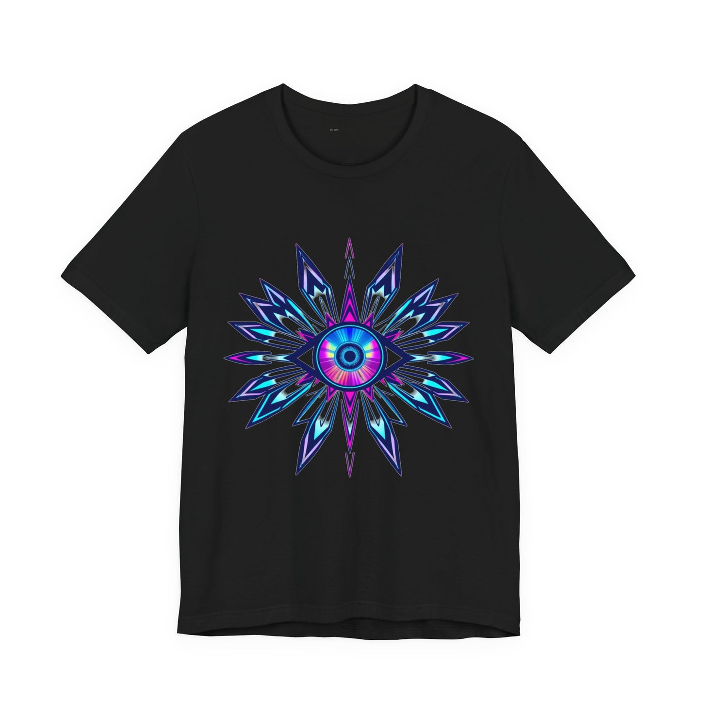 Digital Oracle Tee - Y2K Cyber Eye Graphic Unisex T-Shirt