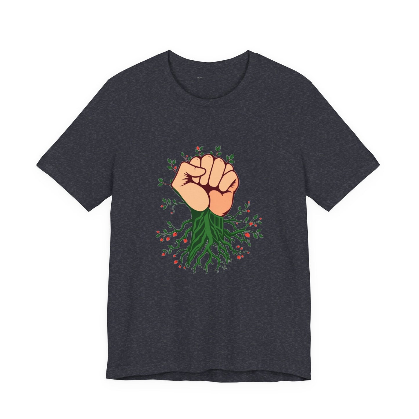 Rebel Earth Fist Environmental Activism Unisex Tee