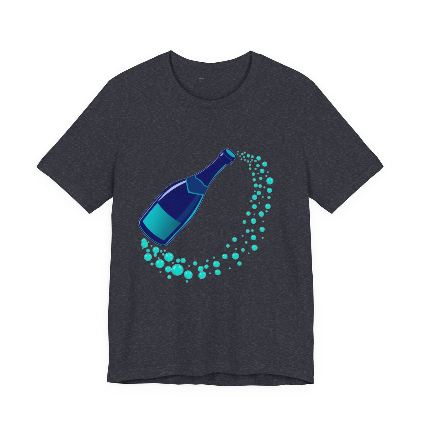 Squad Vibes Only Champagne Bottle Unisex Tee | Party Shirt