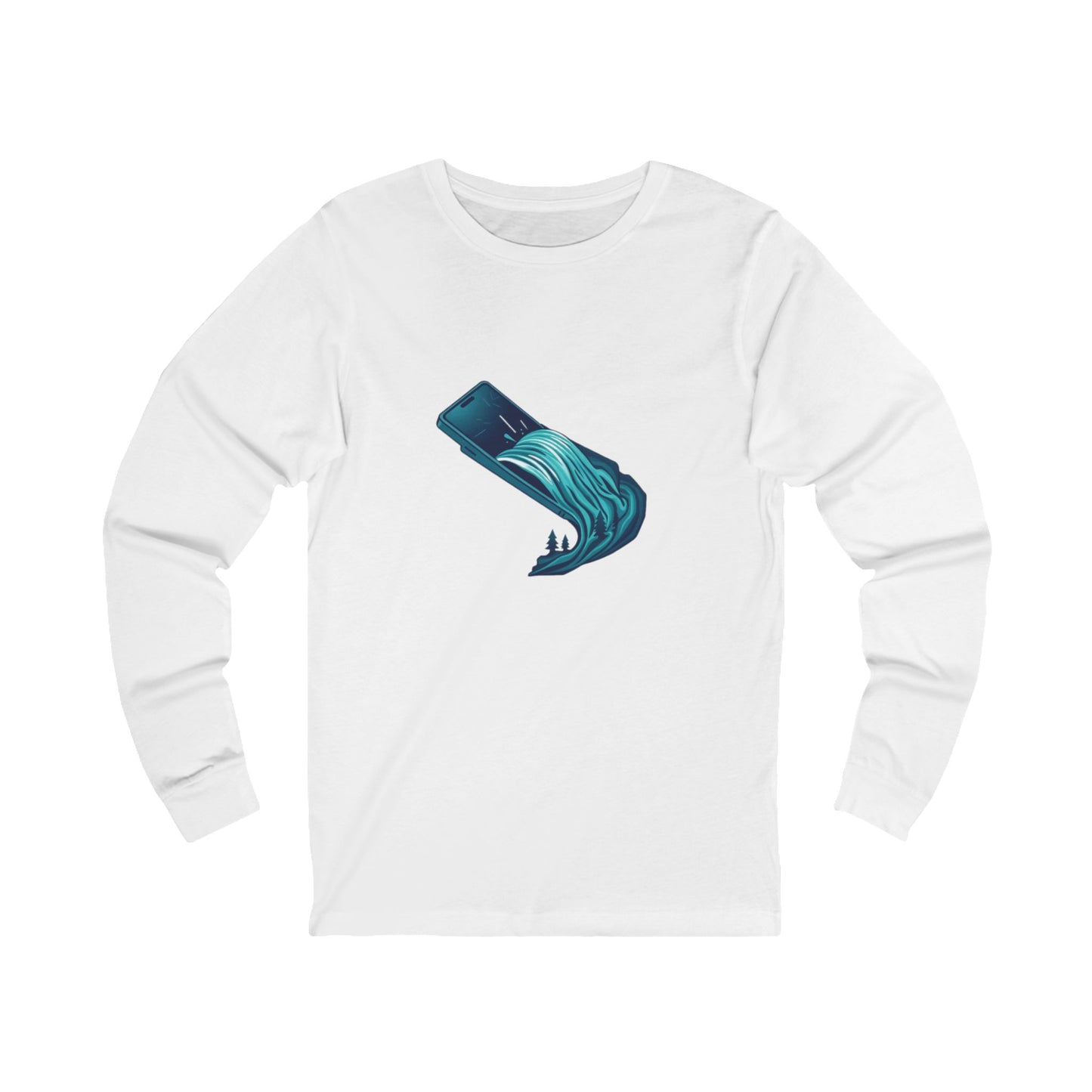 Digital Detox Long Sleeve Tee - Unplug Recharge Design