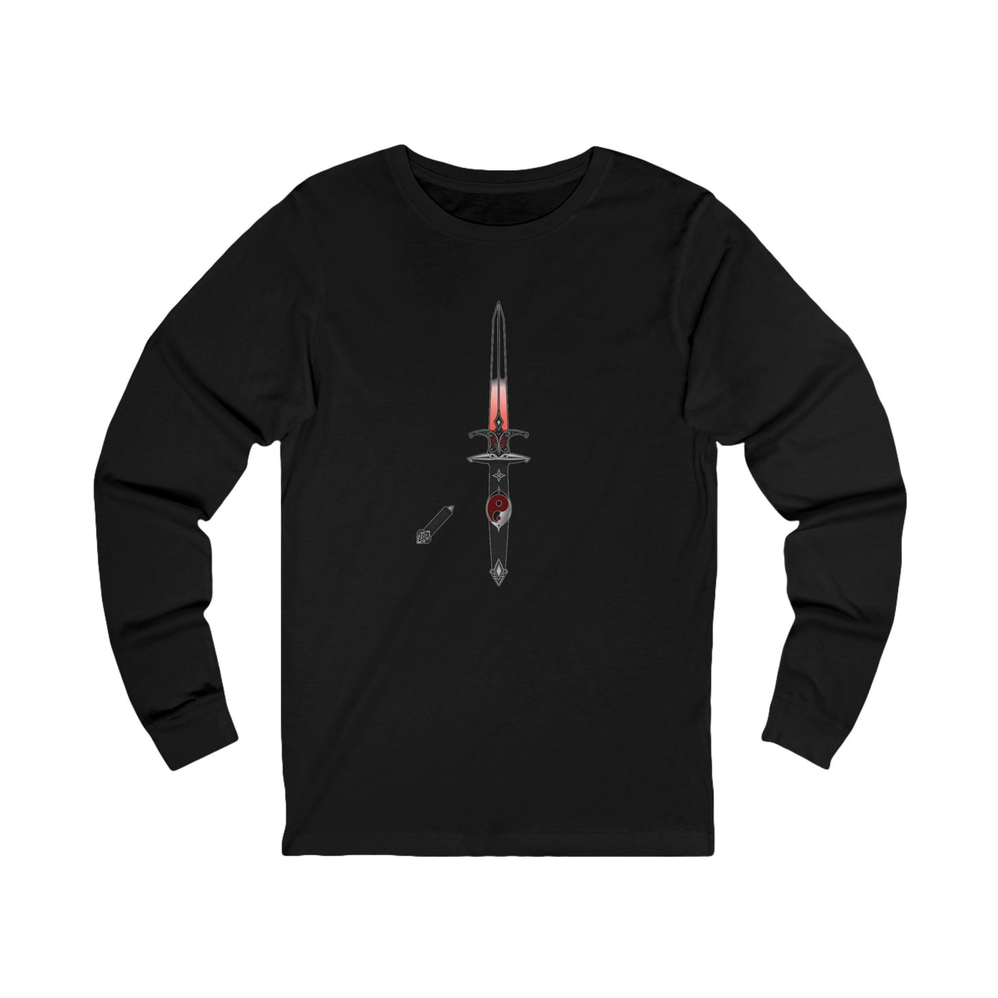 Equilibrium Blade Long Sleeve Tee - Gothic Sword Design